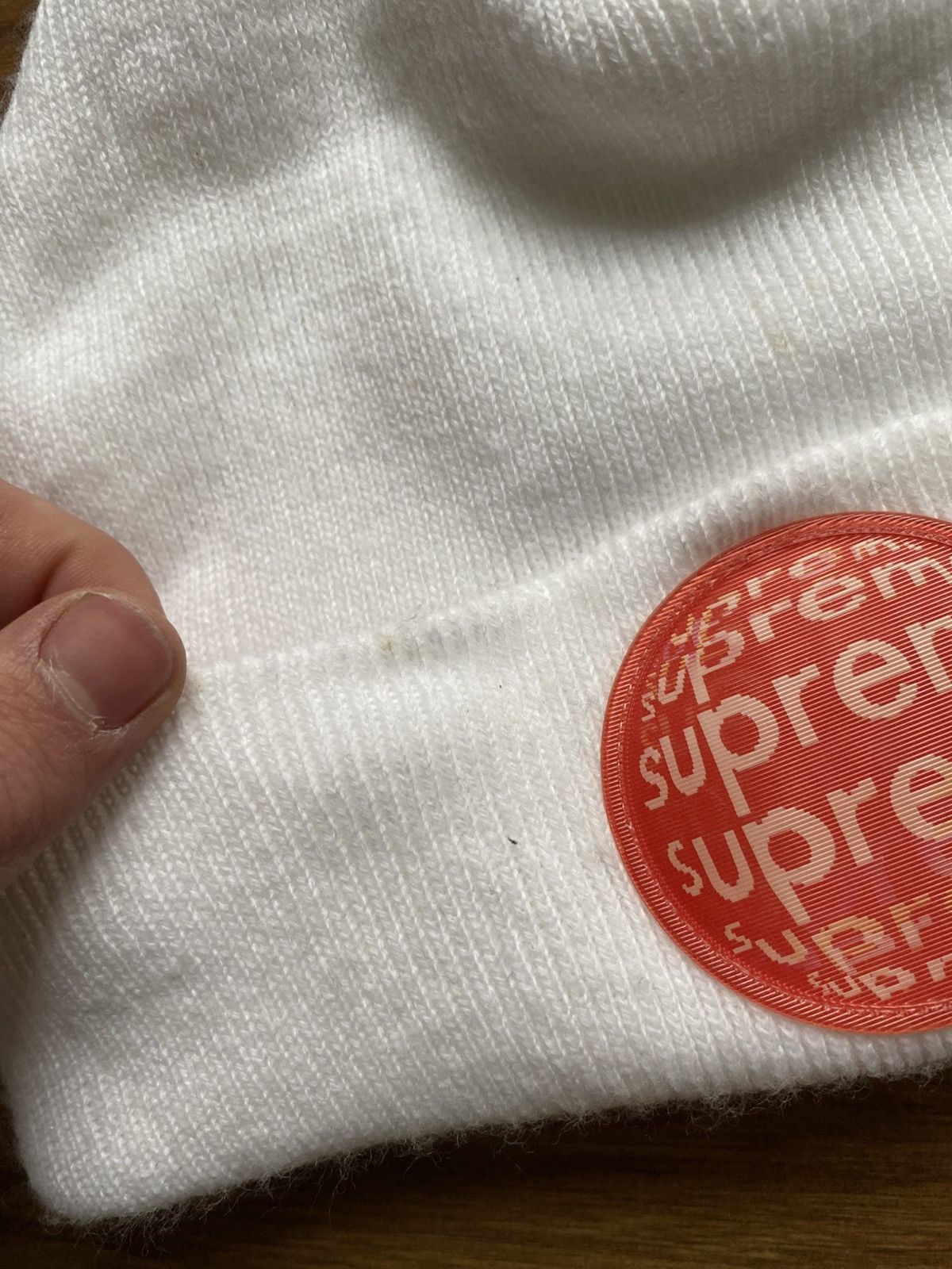 Supreme Hat Supreme Lenticular Patch Beanie SS/21 Y2k Hype Size ONE SIZE - 6 Thumbnail