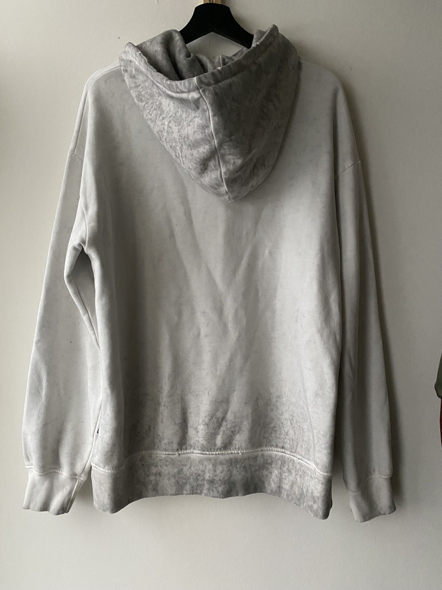 Acne Studios 48/M - Bulky Black Bleached Hoodie Size US M / EU 48-50 / 2 - 7 Thumbnail