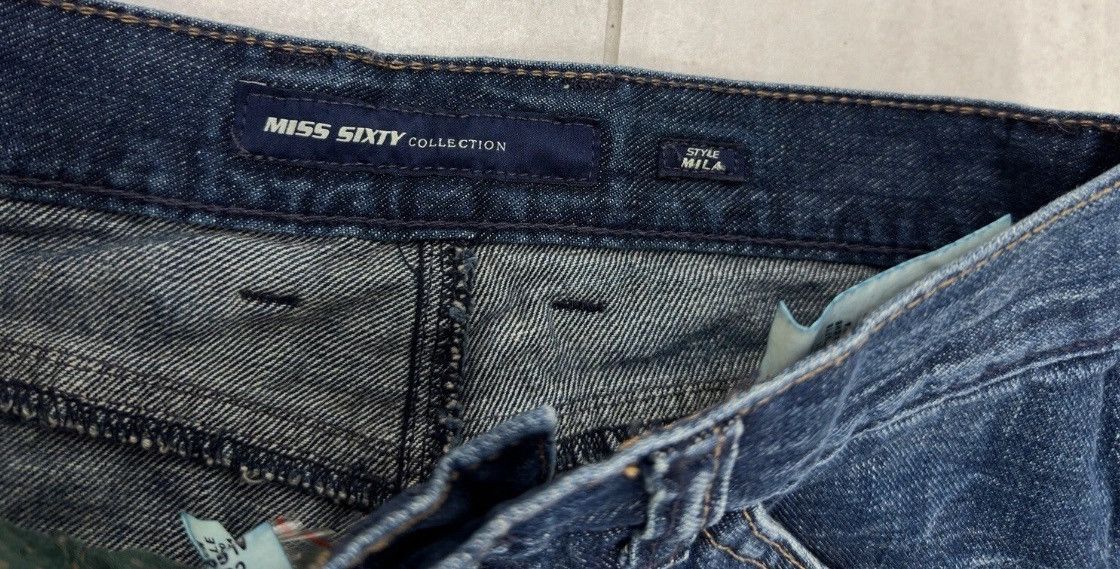 Miss Sixty DDP NEW Miss Sixty 60 Jeans Baggy Mila High Waist Flared y2k Size 30" / US 8 / IT 44 - 12 Thumbnail