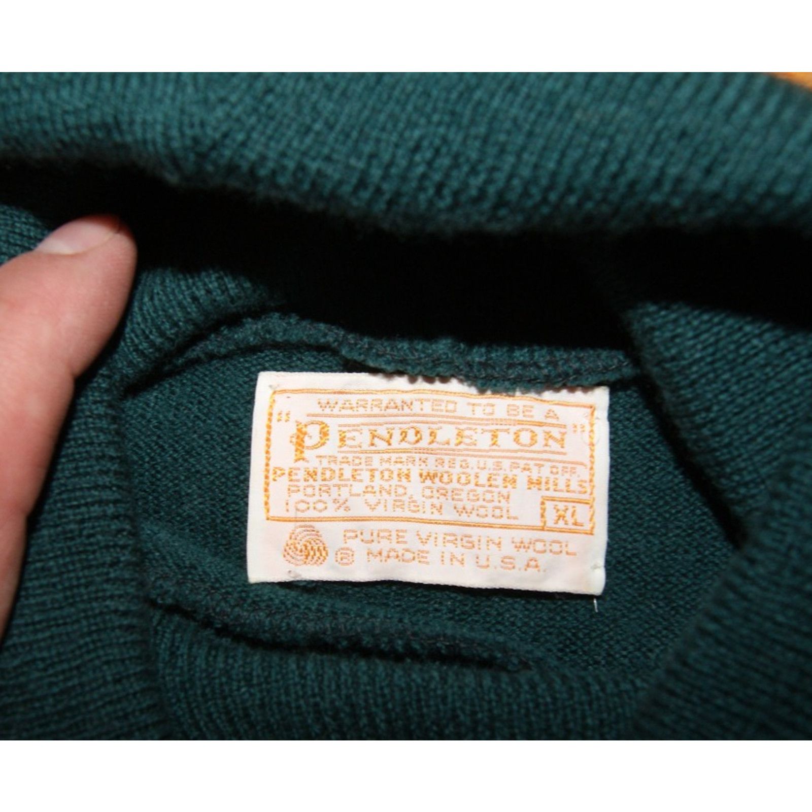 Pendleton VTG Pendleton Virgin Wool Turtleneck Sweater Womens XL USA Size XL / US 12-14 / IT 48-50 - 3 Thumbnail