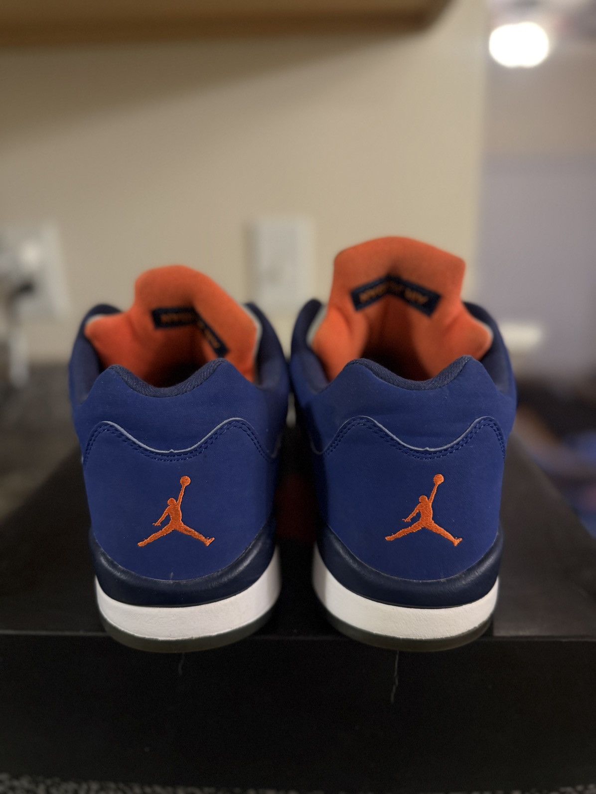 Jordan Brand × Nike Size 12 - Jordan 5 Retro Low Knicks 2016 819171-417 Size US 12 / EU 45 - 3 Thumbnail
