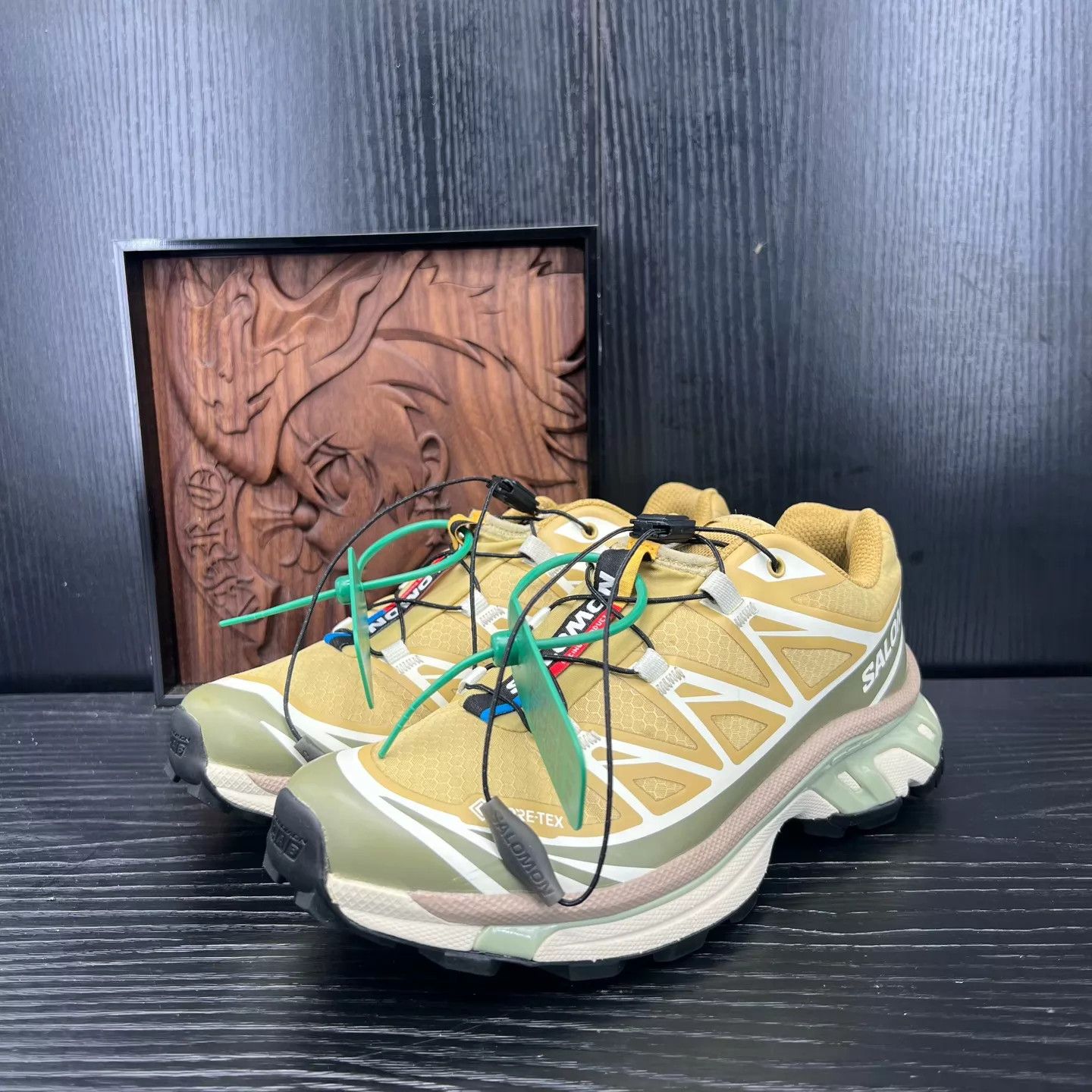 Salomon Salomon XT-6 Green Mushroom Brown 36.5 Mint Size US 5.5 / IT 35.5 - 1 Thumbnail