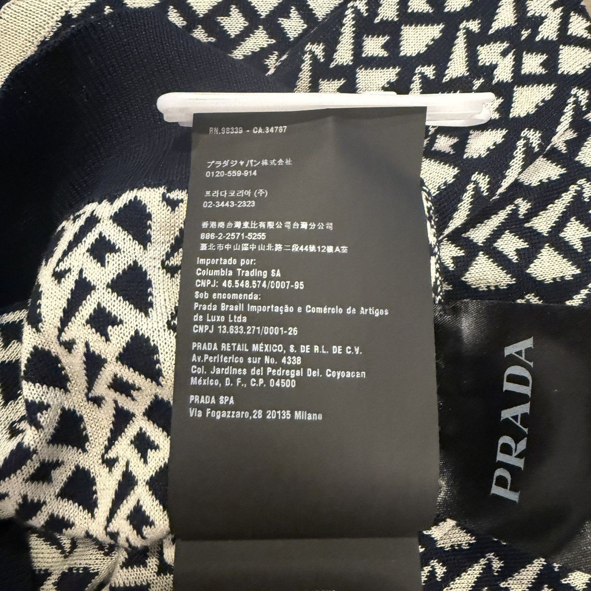 Prada PRADA 15SS Geometric Jacquard Knit Vest Gilet Size US S / EU 44-46 / 1 - 9 Thumbnail