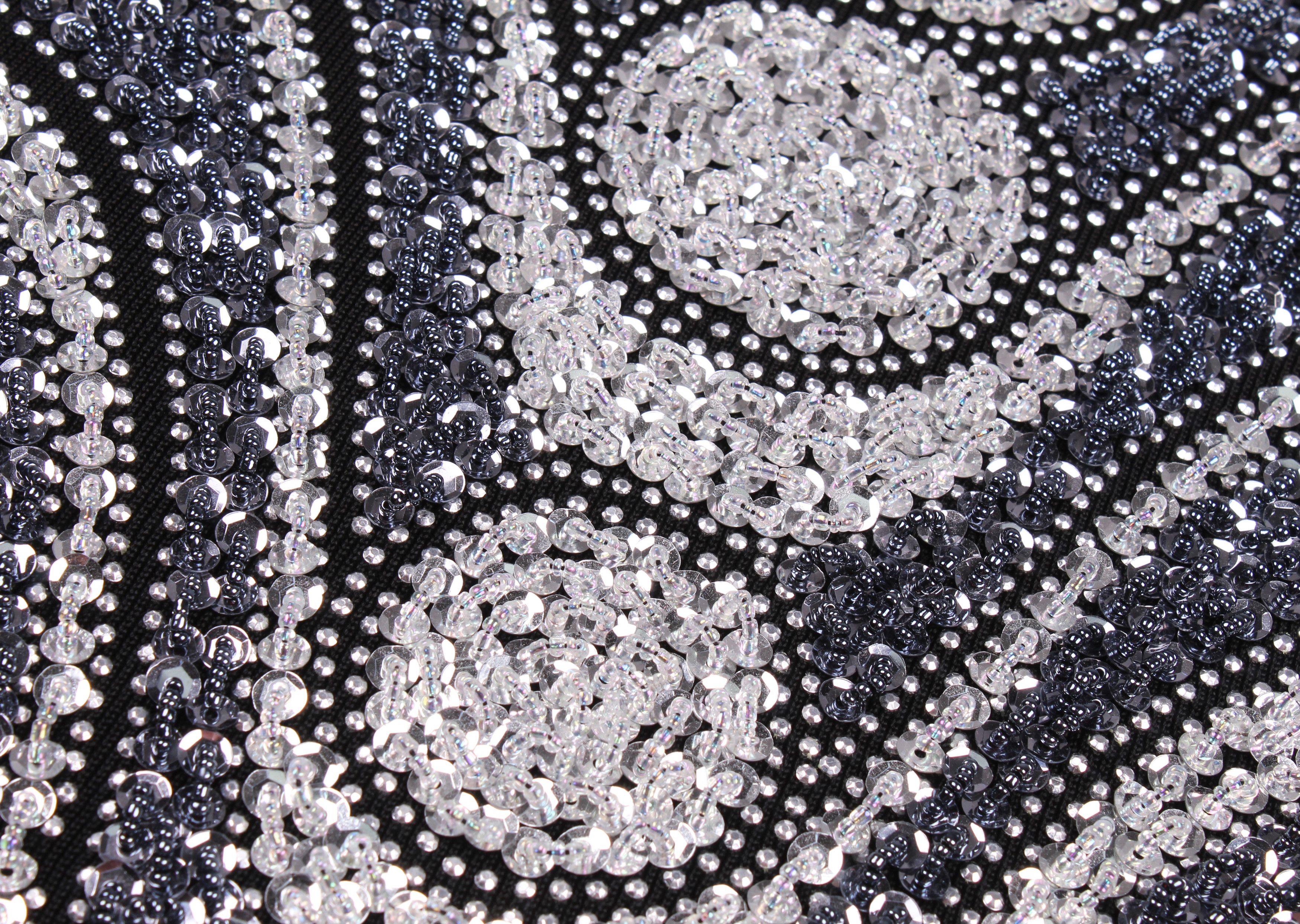 Vintage Vintage Angelie Beaded Y2K Glam Top Size S / US 4 / IT 40 - 7 Thumbnail