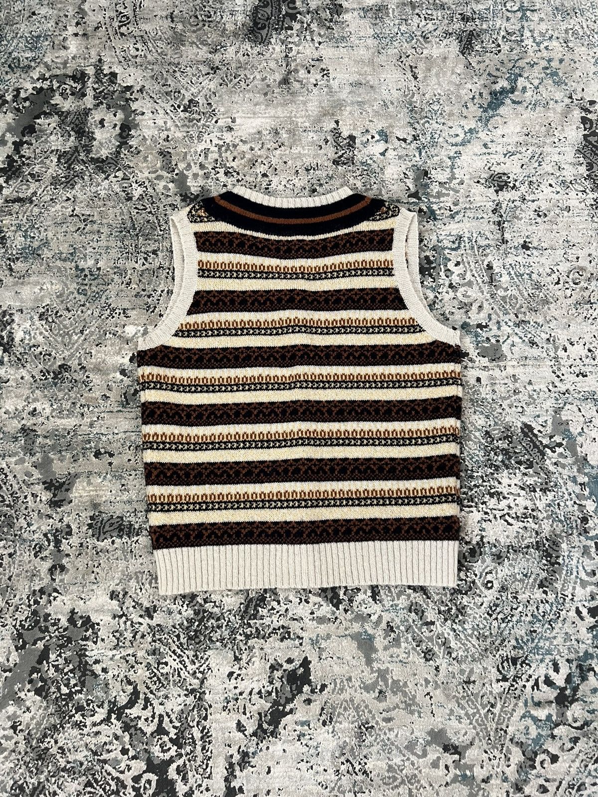 Beams Plus Beams Plus Fair Isle Sweater Vest Size US L / EU 52-54 / 3 - 4 Thumbnail