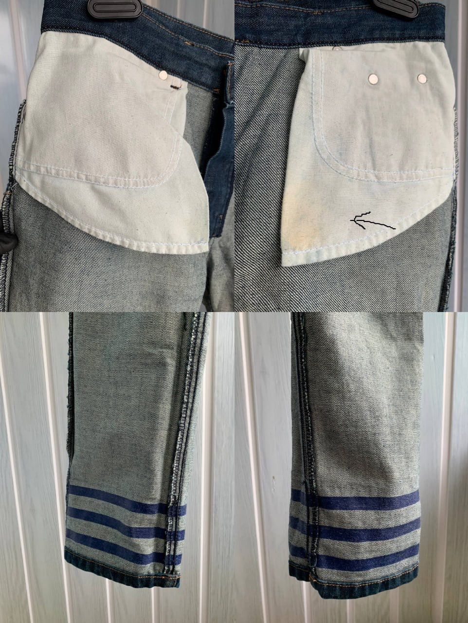 Jean Paul Gaultier Vintage JEAN PAUL GAULTIER x La Redoute Hook Eye Denim Jeans Size US 32 / EU 48 - 21 Thumbnail