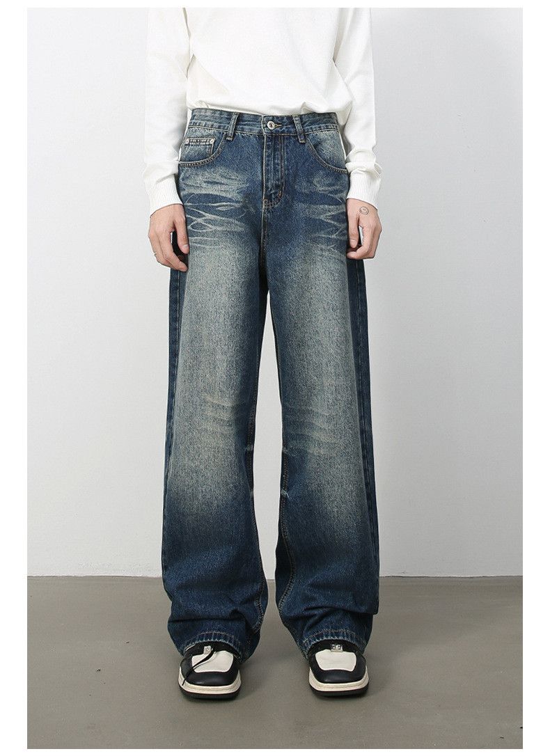 Japanese Brand American Vintage Washed High-Street Straight-Leg Jeans Size US 32 / EU 48 - 1 Thumbnail