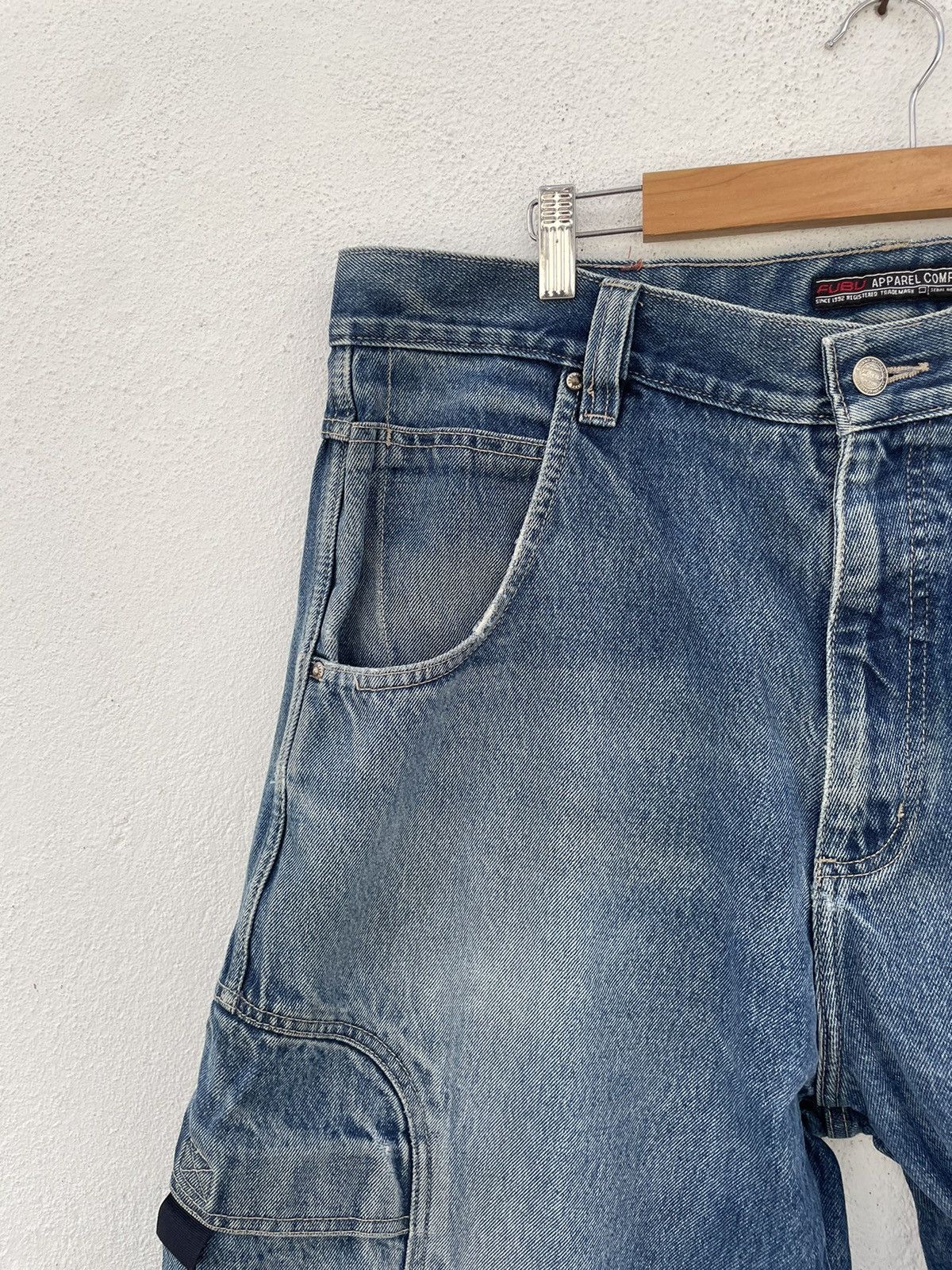 Fubu FUBU Side Pocket Baggy Jeans Size US 36 / EU 52 - 3 Thumbnail