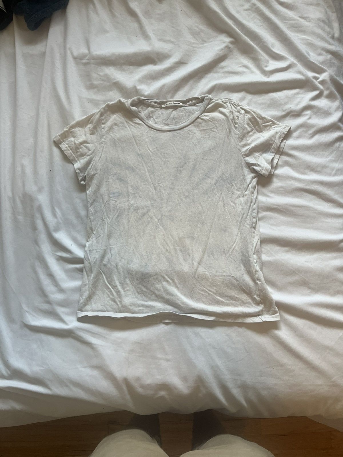Reformation REFORMATION JEANS White Blouse with Blue Swirl Size XS / US 0-2 / IT 36-38 - 1 Thumbnail