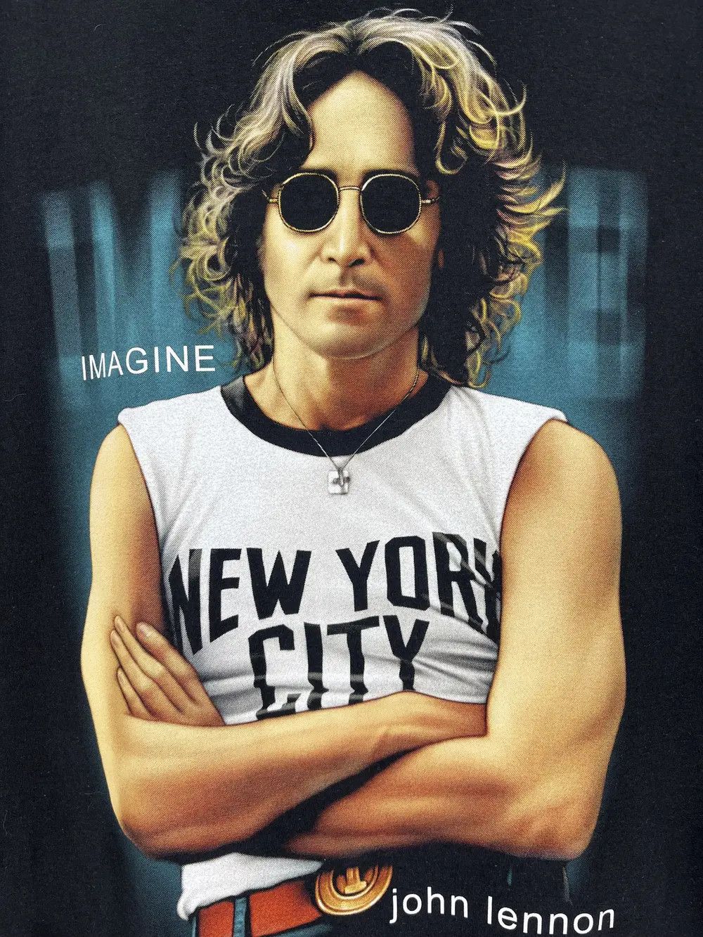 Vintage John Lennon All Over Print Vintage Tee Size US M / EU 48-50 / 2 - 8 Thumbnail