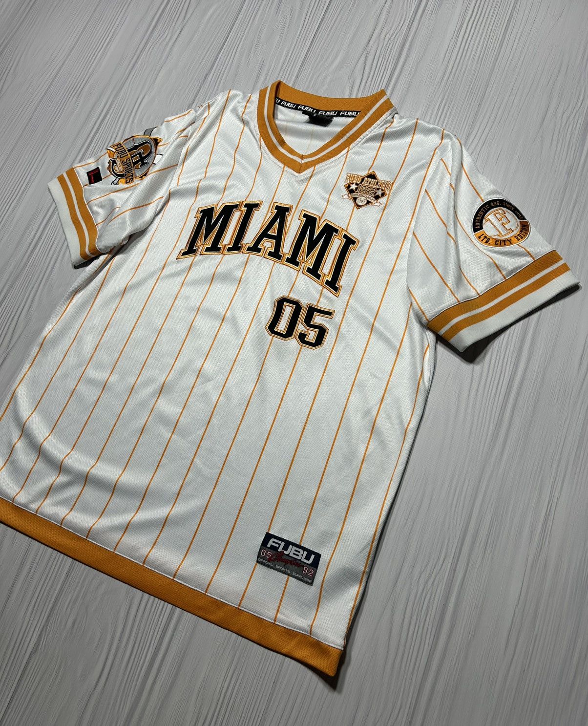 Fubu Rare Fubu Miami 05 Jersey T-Shirt Hip-Hop Size US S / EU 44-46 / 1 - 2 Thumbnail