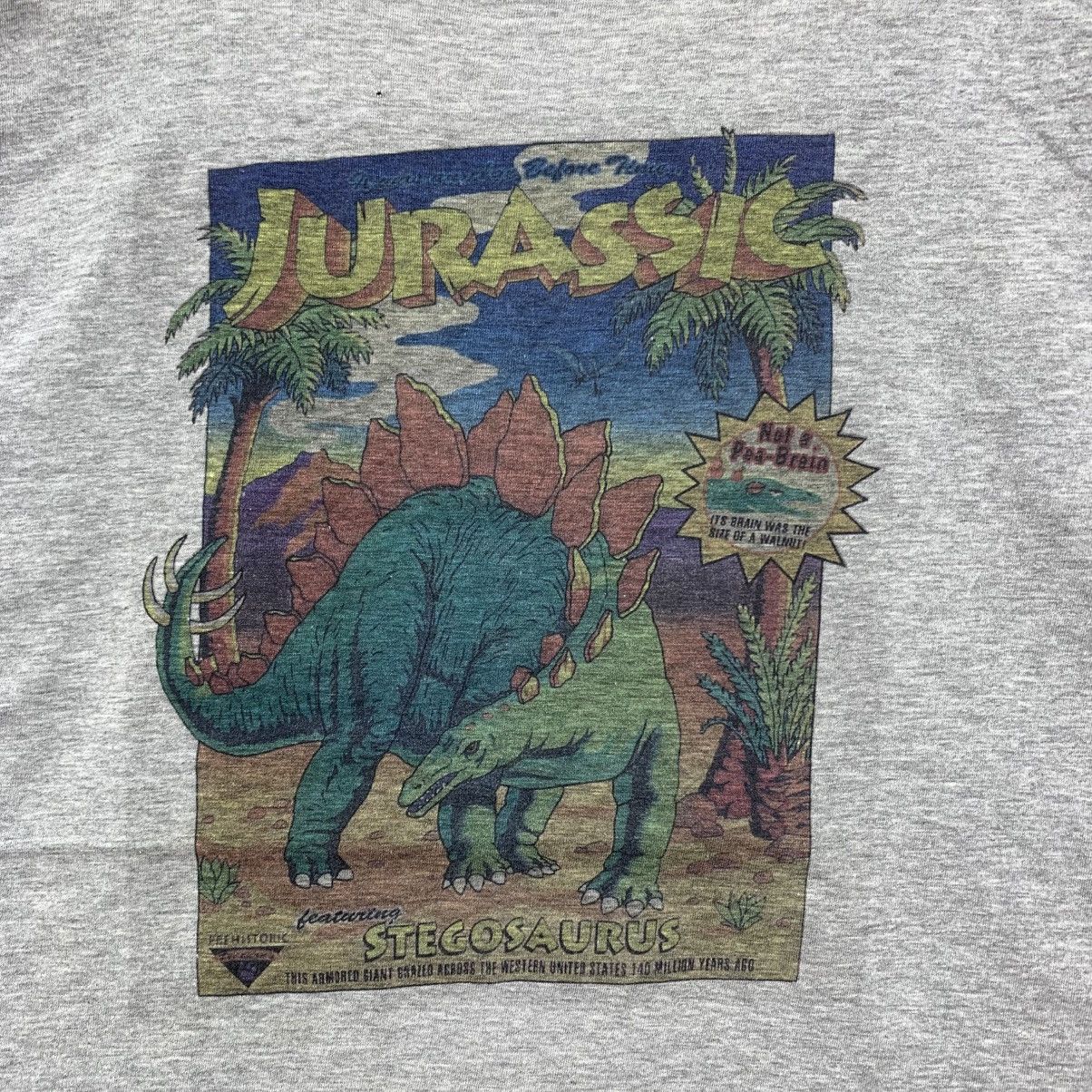 Vintage Vintage 90s The Art Of DAN GILBERT Jurassic Painting Tshirt Size US S / EU 44-46 / 1 - 4 Thumbnail