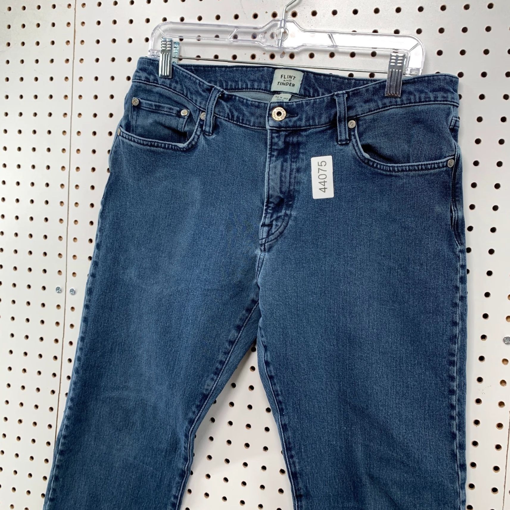 Flint And Tinder Flint and Tinder Denim Jeans Mens Size 33x27 Blue Straight Fit 32x30 Size US 32 / EU 48 - 4 Thumbnail