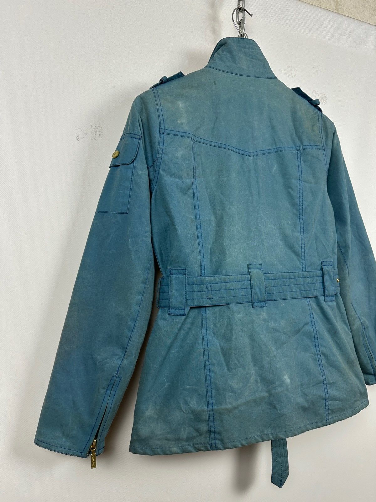 Barbour Vintage Barbour Blue Summer Wax International Coat Jacket Size S / US 4 / IT 40 - 20 Thumbnail