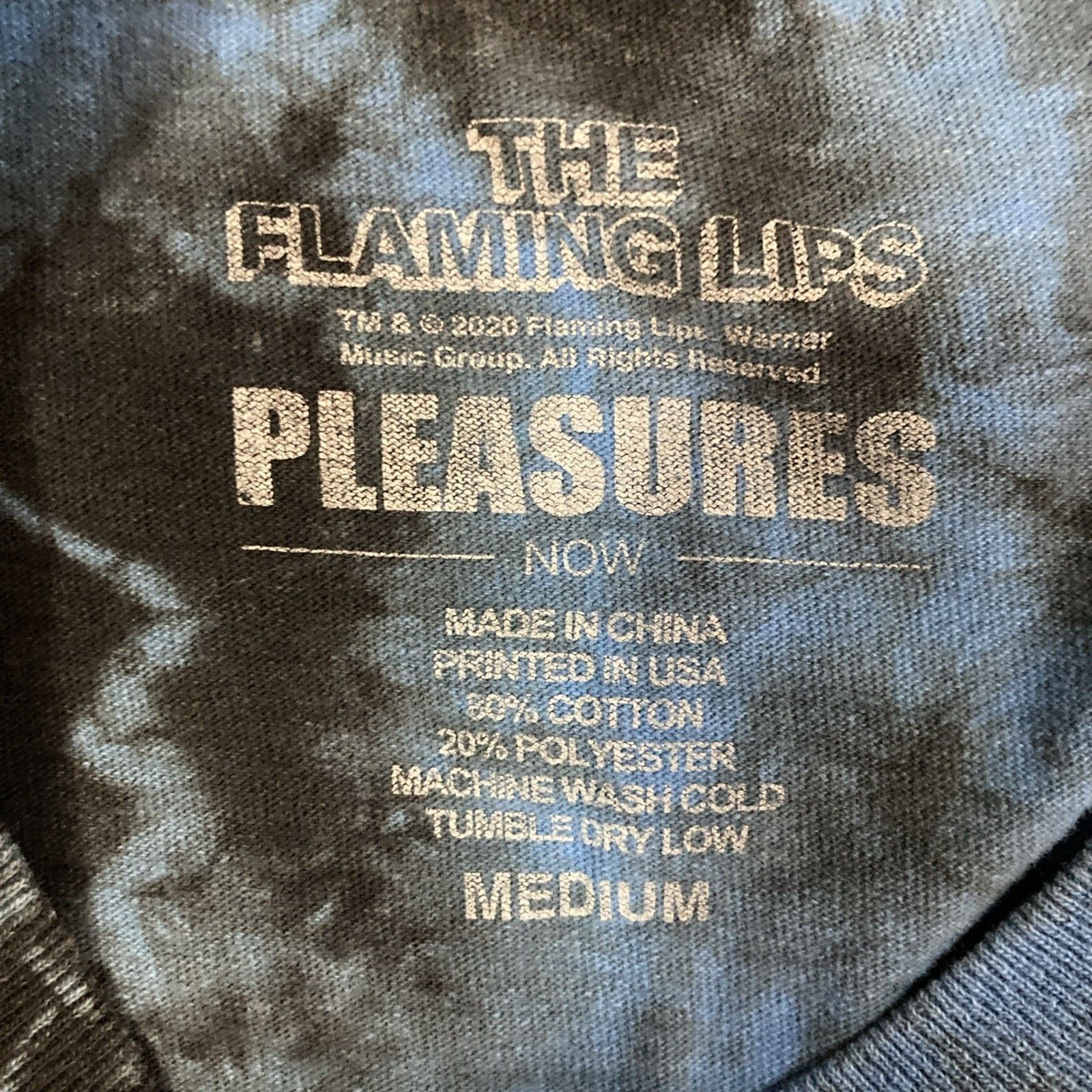 Pleasures Rare Pleasures The Flaming Lips T “DRUGS HELP” Tie Dye Shirt Size US M / EU 48-50 / 2 - 12 Thumbnail