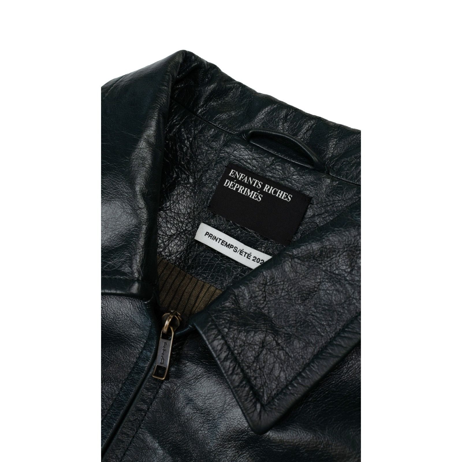 Enfants Riches Deprimes Scorpio Rising Leather Jacket 'Green' Size US L / EU 52-54 / 3 - 3 Thumbnail