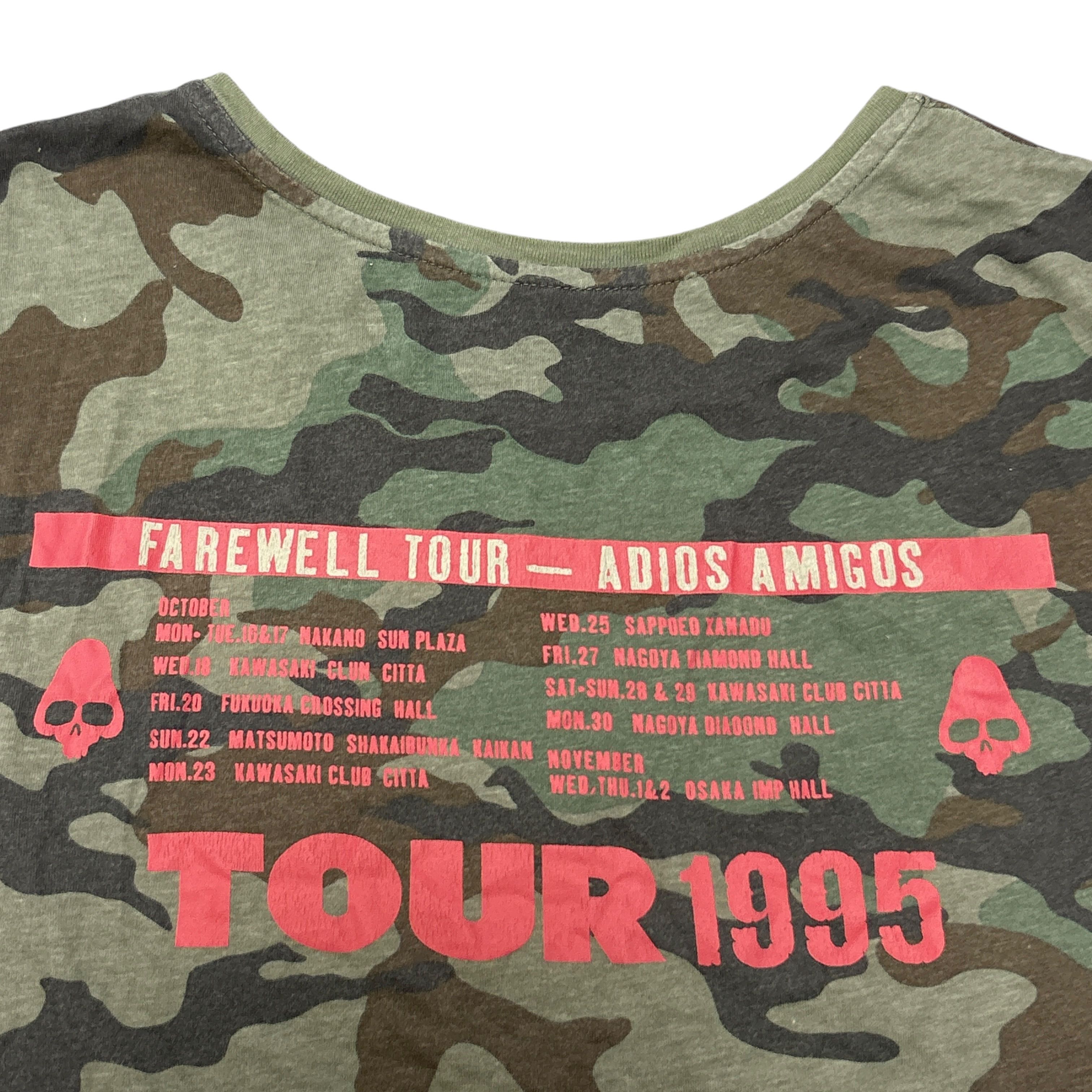 Band Tees Ramones Shirt Camo Green Tour Concert Punk Rock Band Tee Size US L / EU 52-54 / 3 - 12 Thumbnail
