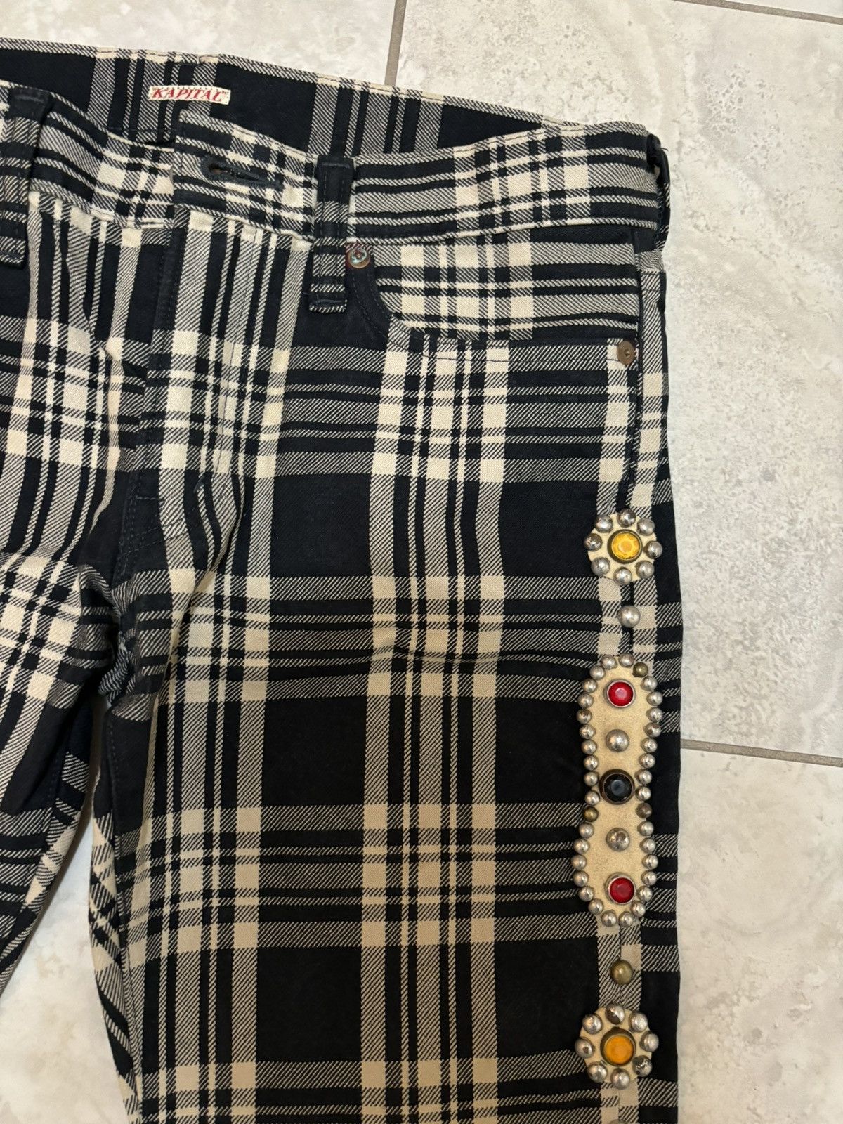 Kapital Rare FW14 1st release Kapital Kountry gemstone studded pants Size US 30 / EU 46 - 14 Thumbnail