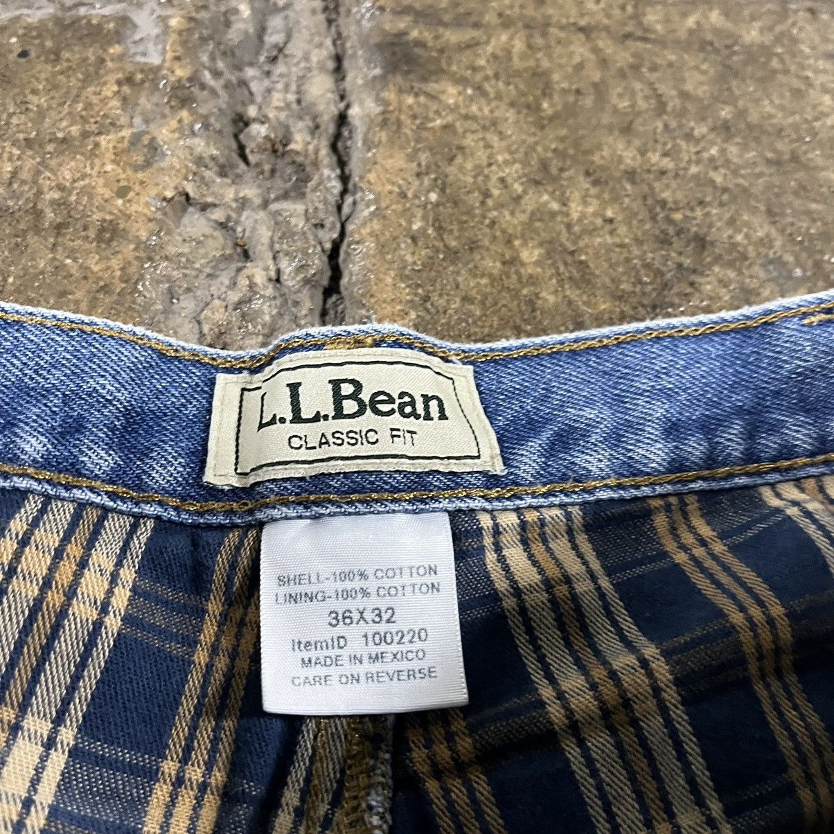 Carhartt × L.L. Bean × Vintage Crazy Vintage LL Bean Flannel Lined Carhartt Style Jeans Size US 36 / EU 52 - 10 Thumbnail