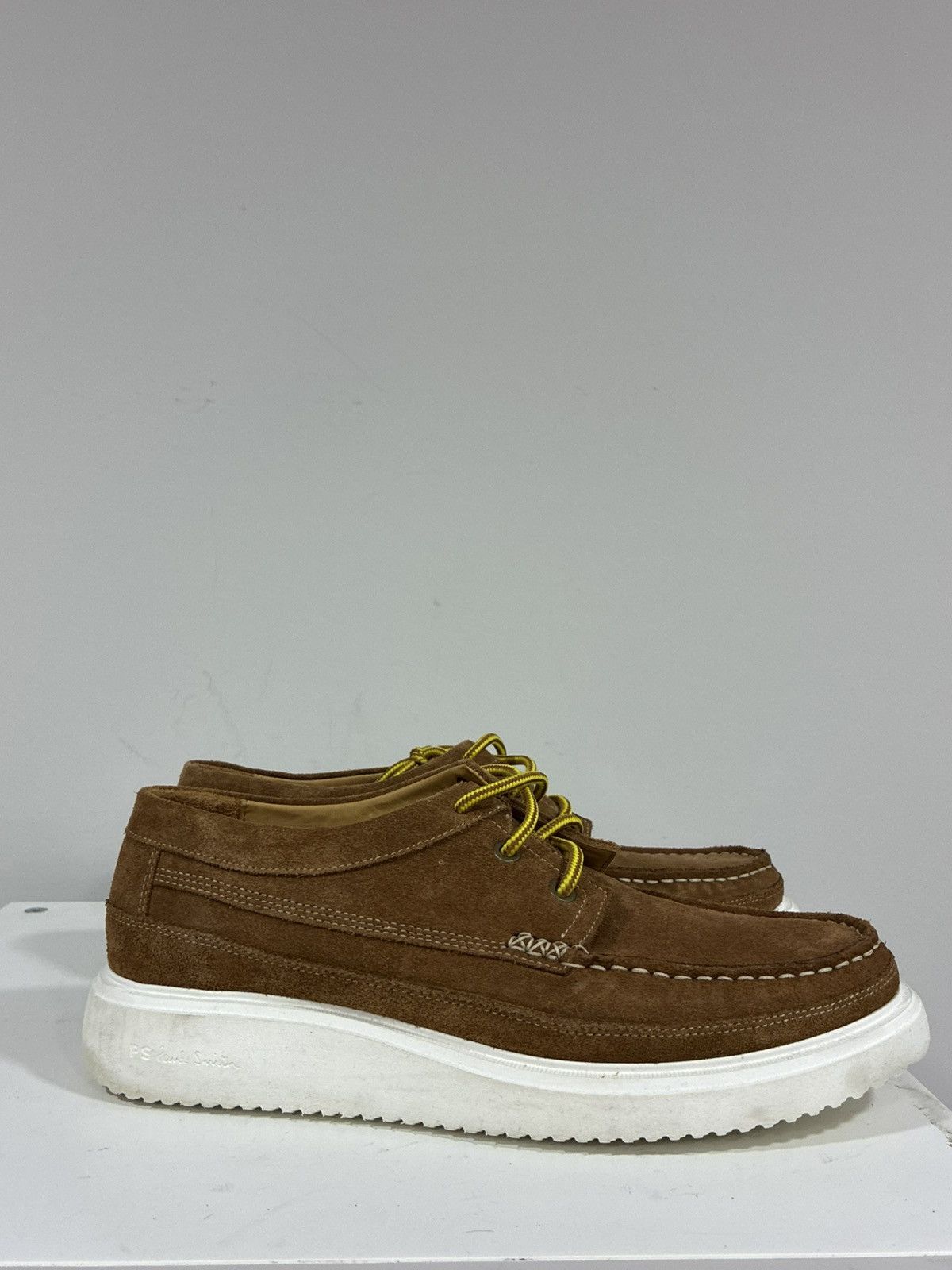 Paul Smith Suede Leather shoe derby EU 41 USA 8 UK 7 Size US 8 / EU 41 - 4 Thumbnail