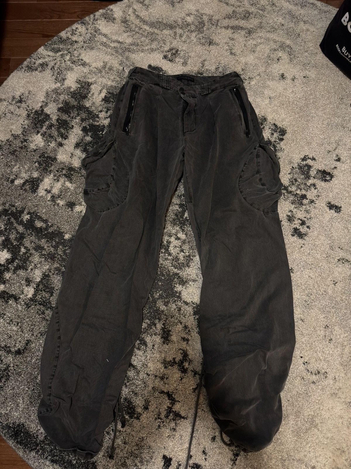 Hyein Seo Hyein Seo Washed Cargo Pants Size 4 Size US 33 - 1 Thumbnail