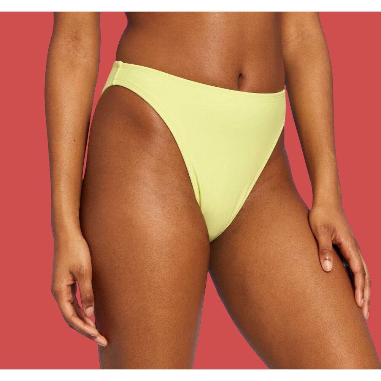 Other Wild Fable -Women's Mid-Waist Extra High Leg Cheeky Bikini B Size ONE SIZE - 1 Thumbnail