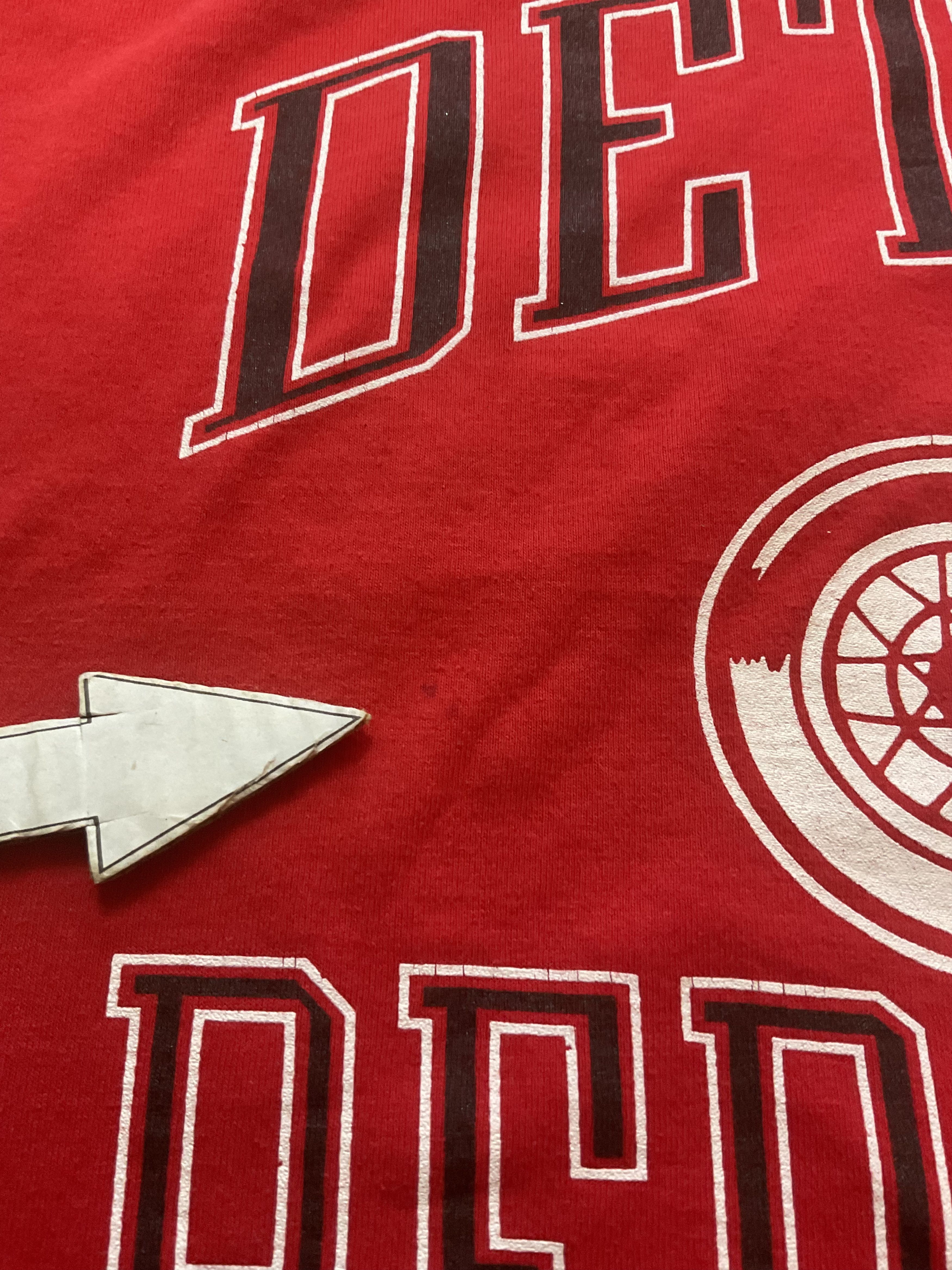 NHL Vintage 90s Detroit Red Wings Raglan T-Shirt 3/4 Sleeve Size US L / EU 52-54 / 3 - 7 Thumbnail