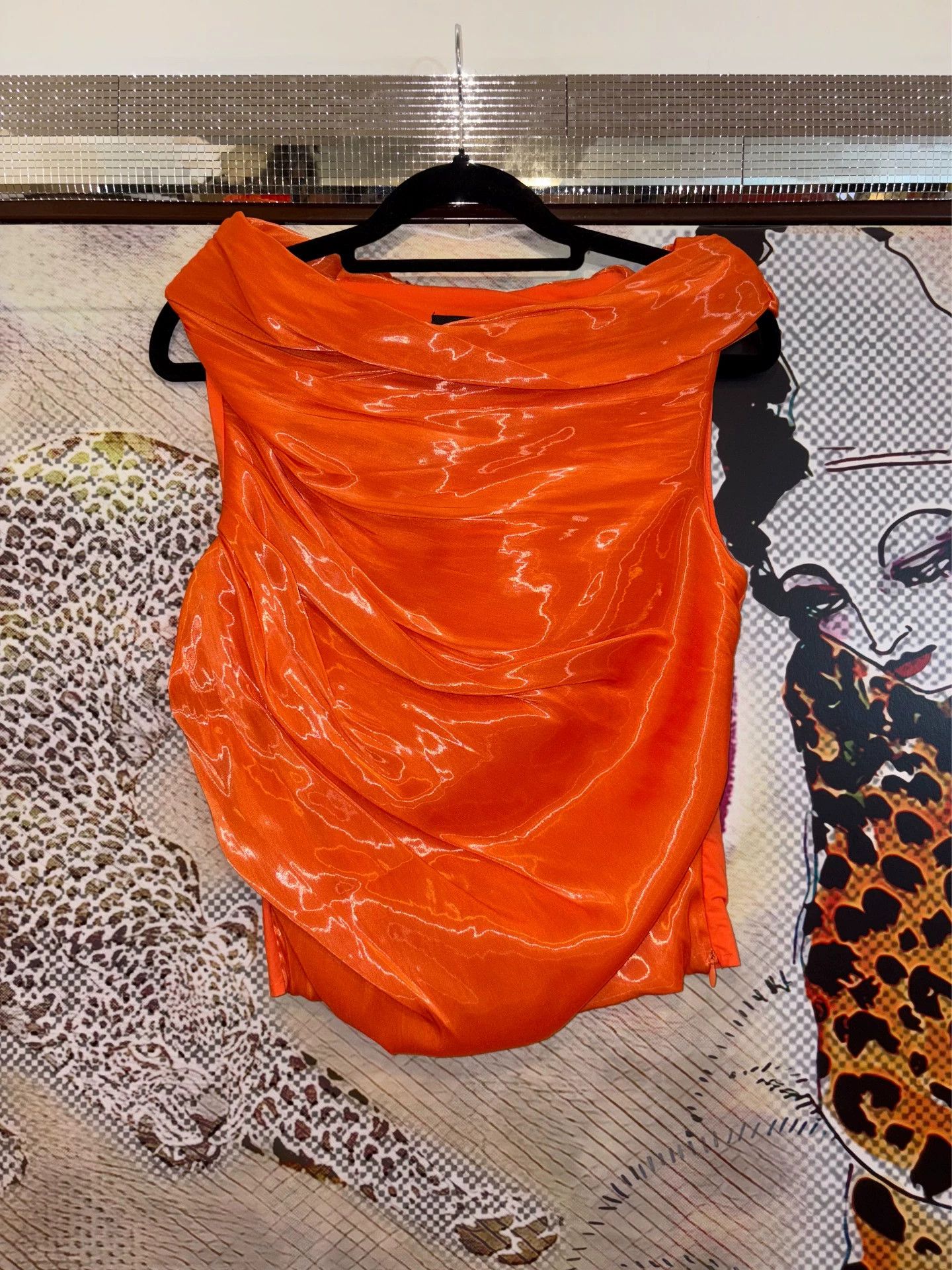 Paula Canovas del Vas Paula Canovas Del Vas 3D Pleated Top Size XS / US 0-2 / IT 36-38 - 1 Thumbnail