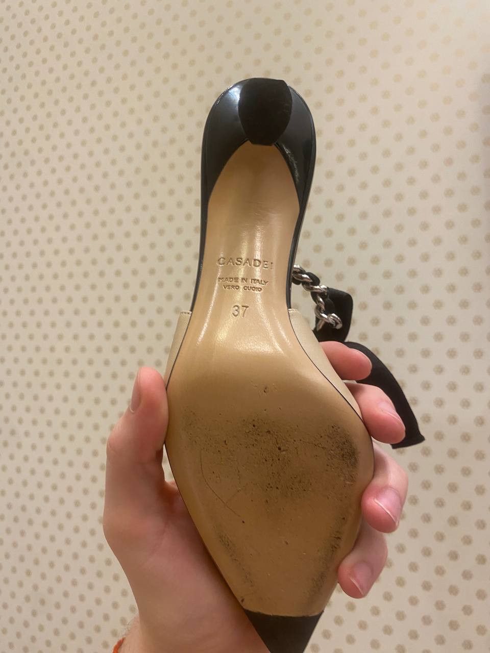 Casadei Casadei leather heels Size US 7 / IT 37 - 5 Thumbnail