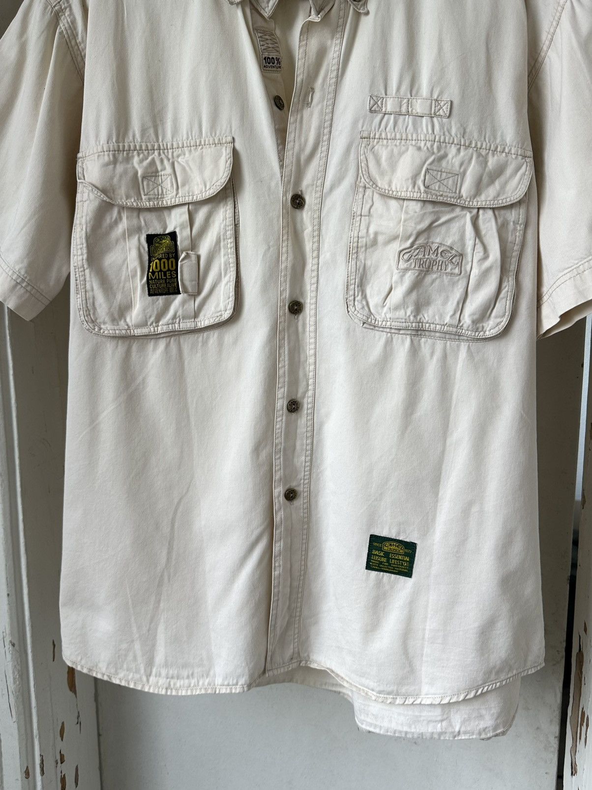 Camel Vintage Camel 1000 Miles Short Sleeve Shirt Size US L / EU 52-54 / 3 - 4 Thumbnail