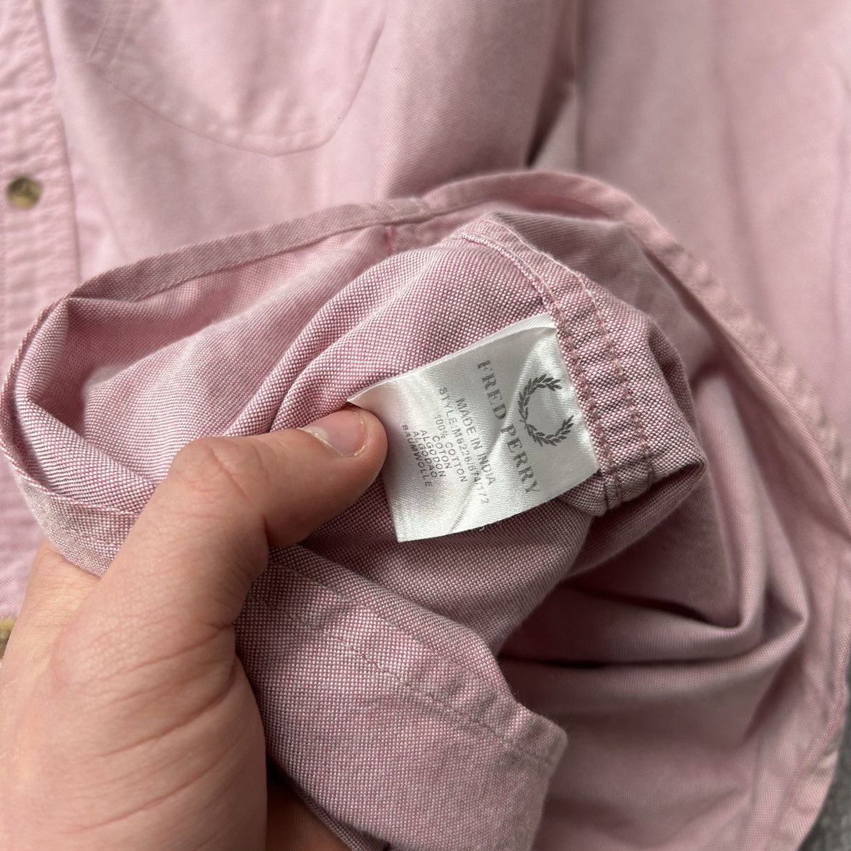 Fred Perry Vintage Fred Perry Small logo basic streetwear button shirt Size US XL / EU 56 / 4 - 7 Thumbnail