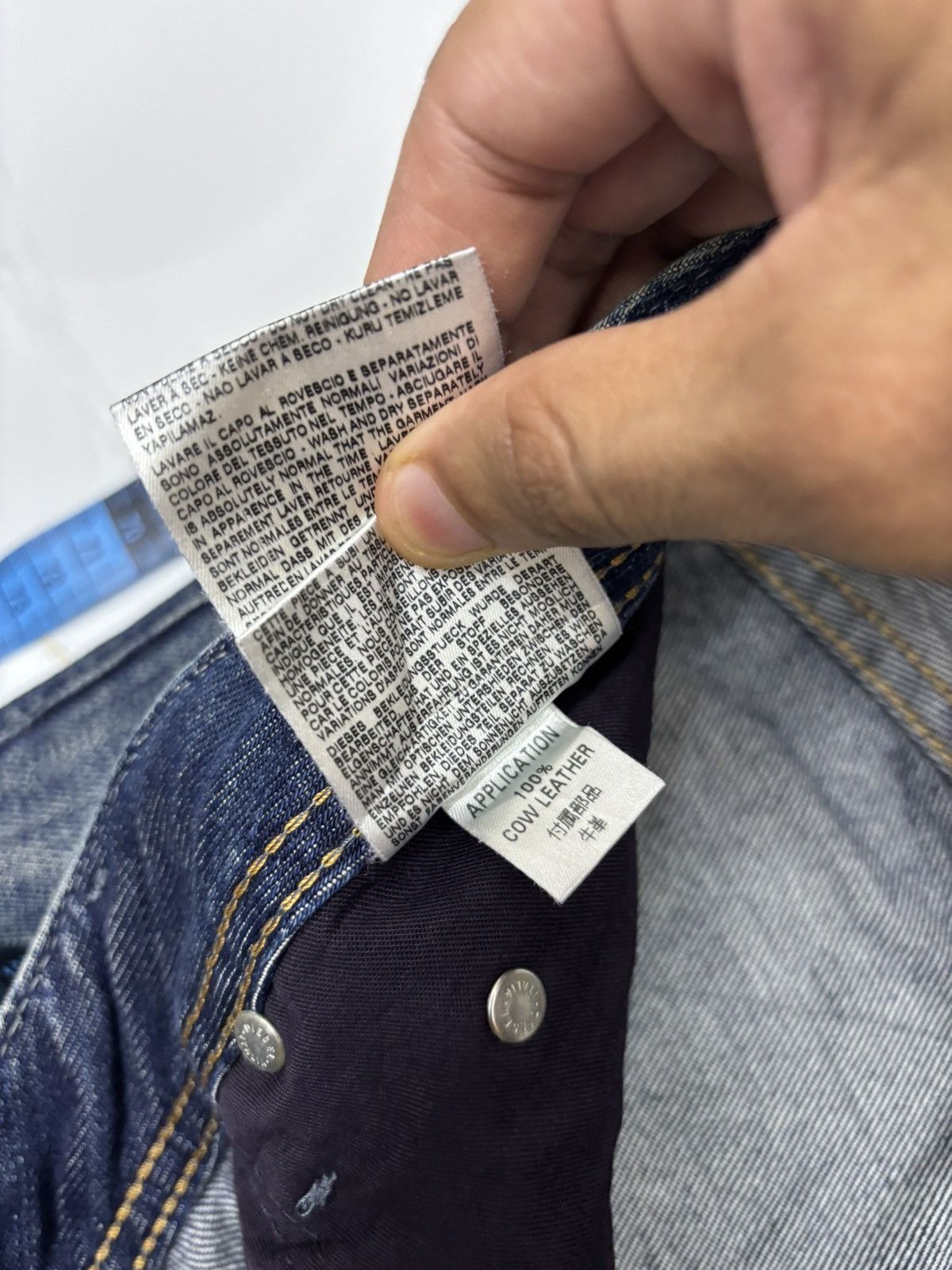 Diesel DIESEL INDUSTRY BAGGY JEANS DISTRESSED DENIM Size US 34 / EU 50 - 15 Thumbnail