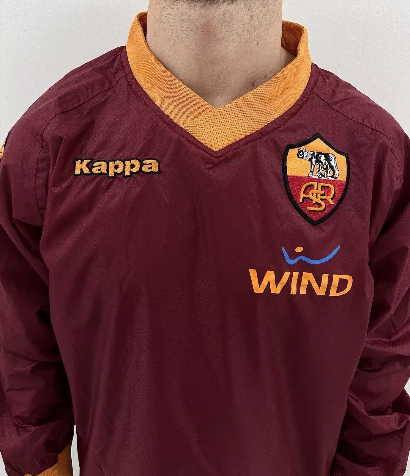 Kappa VINTAGE AS ROMA 2000s TRAINING JACKET SOCCER KAPPA Size US L / EU 52-54 / 3 - 3 Thumbnail