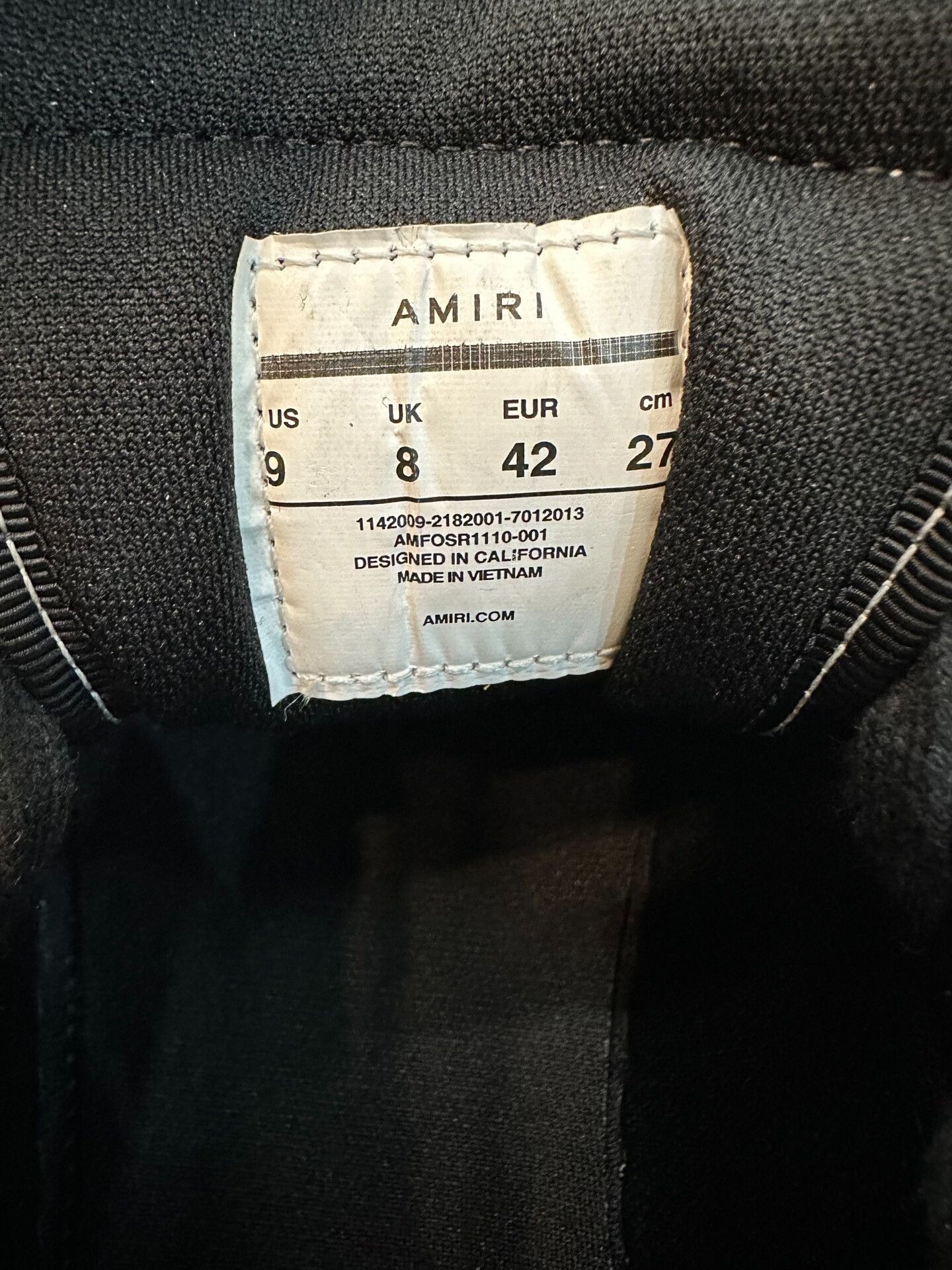 Amiri amiri casual shoes genuine leather black Size US 9 / EU 42 - 5 Thumbnail