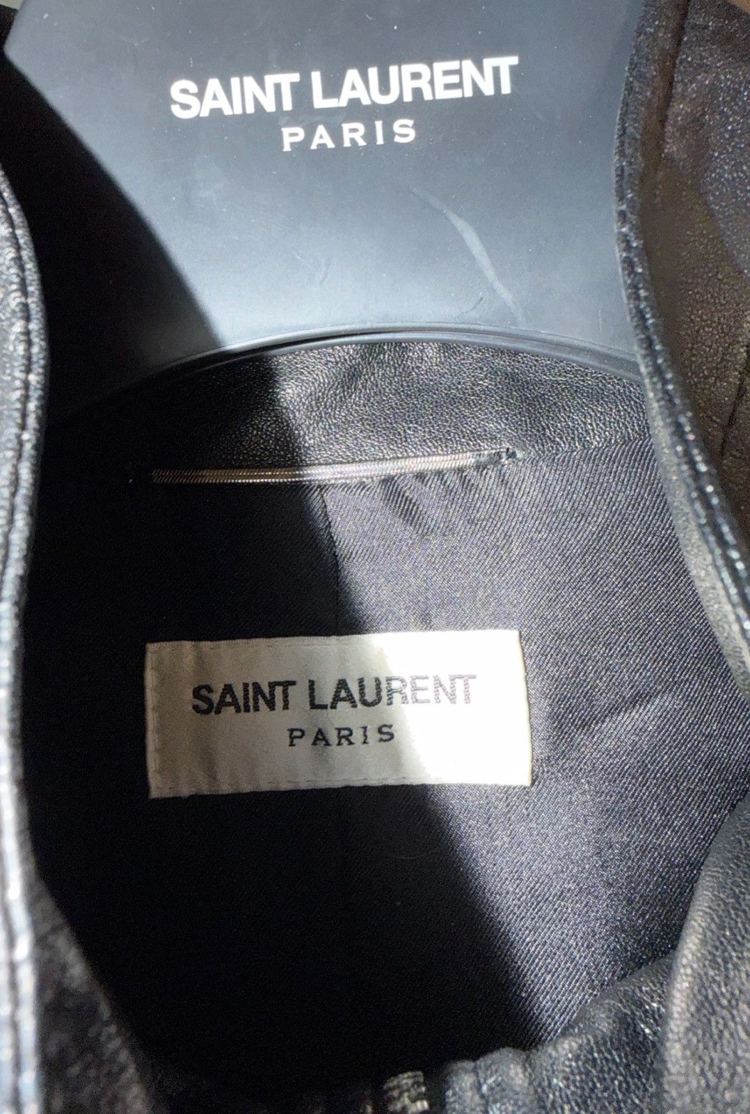 Saint Laurent Paris Saint Laurent 2016SS Runway Leopard Crystal Jacket Size US M / EU 48-50 / 2 - 2 Thumbnail