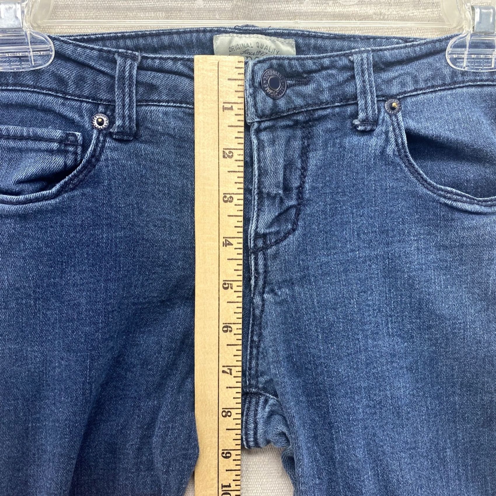 Vintage Aéropostale Jeans Womens 6 Dark Blue Denim Pants Skinny Flap Pocket Stretch Y2K Jeans Womens 6 Dark Blue Denim Skinny 5-Pocket Aéropostale Girls? Size 28" / US 6 / IT 42 - 3 Thumbnail