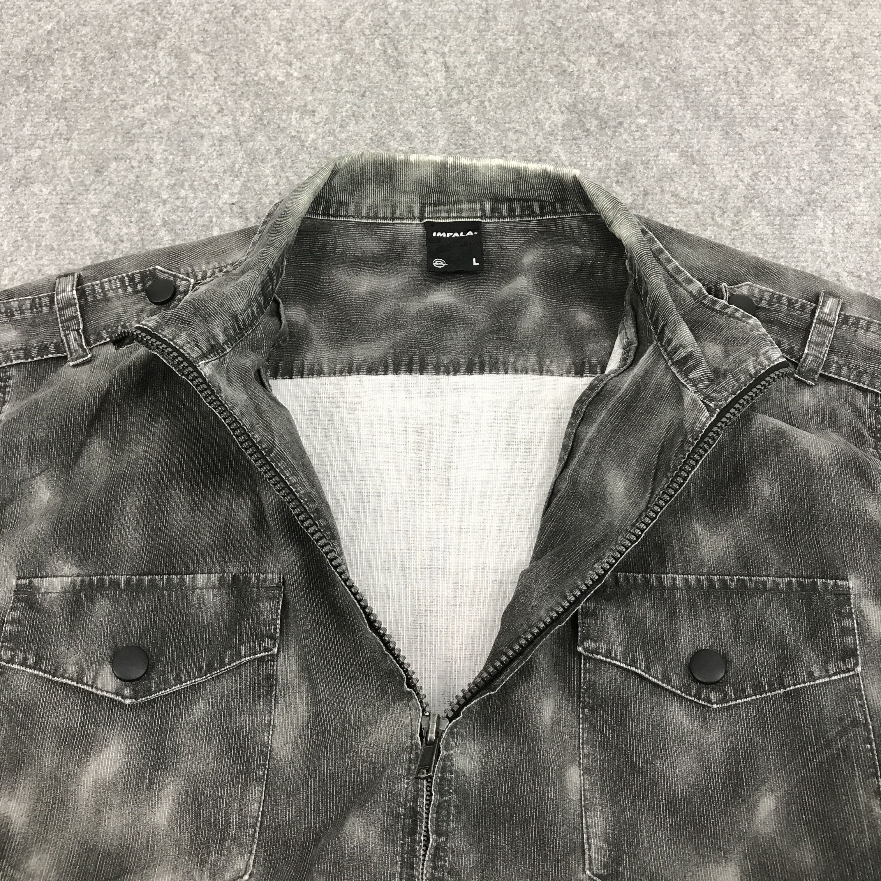 Japanese Brand JAPANESE PUNK DESIGN IMPALA ZIPPER JACKET TSHIRT Size US L / EU 52-54 / 3 - 8 Thumbnail