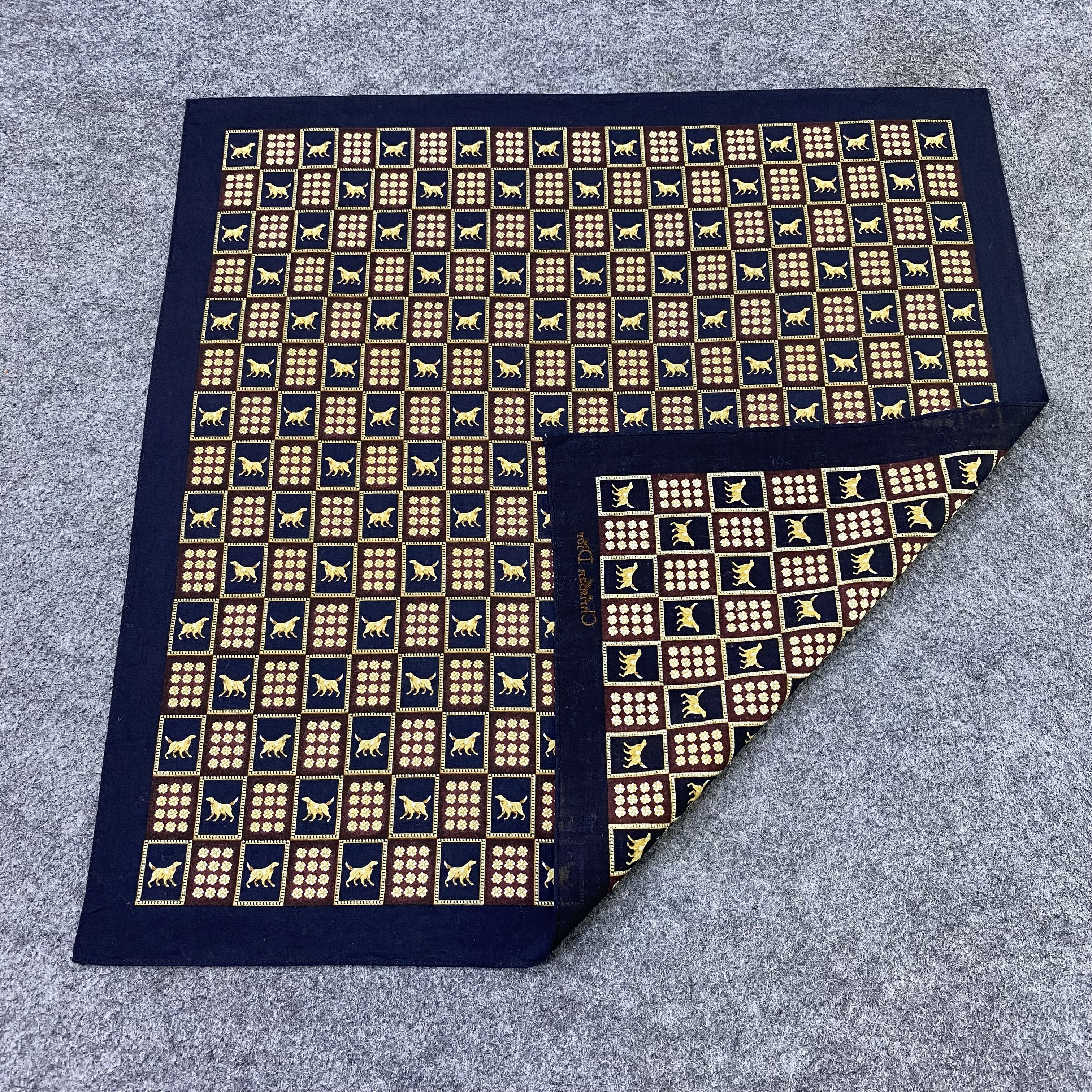 Vintage Christian Dior Handkerchief Neckerchief Bandana-B1908 Size ONE SIZE - 5 Thumbnail