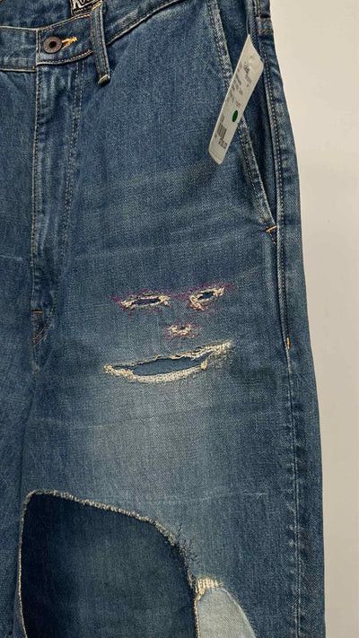 Kapital o1tko10426 Port Baggy Jeans in Indigo Size US 32 / EU 48 - 3 Thumbnail