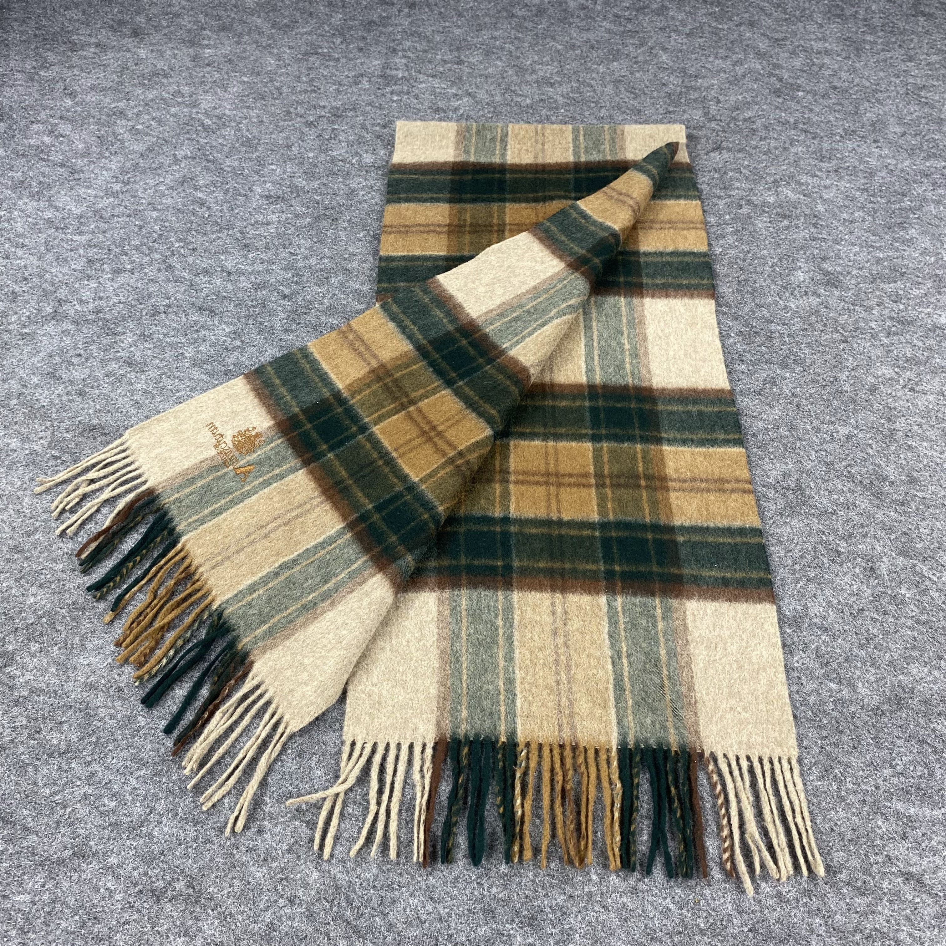 Aquascutum × Vintage GF10163 Aquascutum Scarf Neck Wear Muffler Size ONE SIZE - 5 Thumbnail