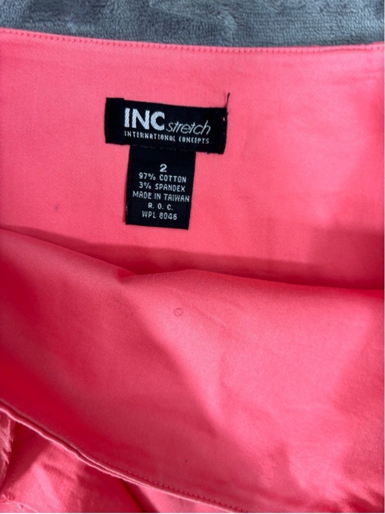 I.N.C Women's INC International Concepts Skirt Size 2 Pink Size 26" / US 2 / IT 38 - 8 Thumbnail