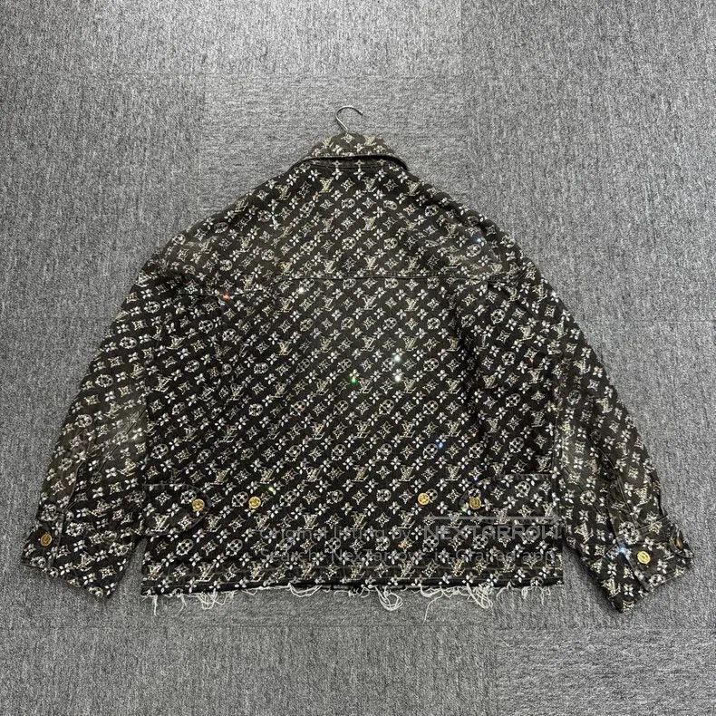 Louis Vuitton Louis Vuitton Studded Denim Jacket. Size US XL / EU 56 / 4 - 2 Thumbnail