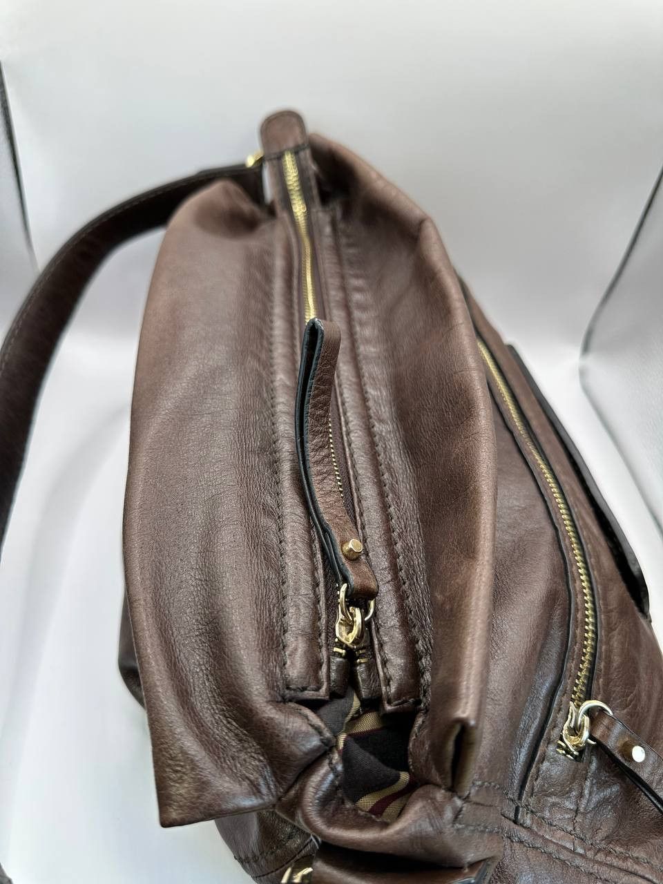 Other Coccinelle Brown Leather Shoulder Bag Classic Italian Design Size ONE SIZE - 3 Thumbnail