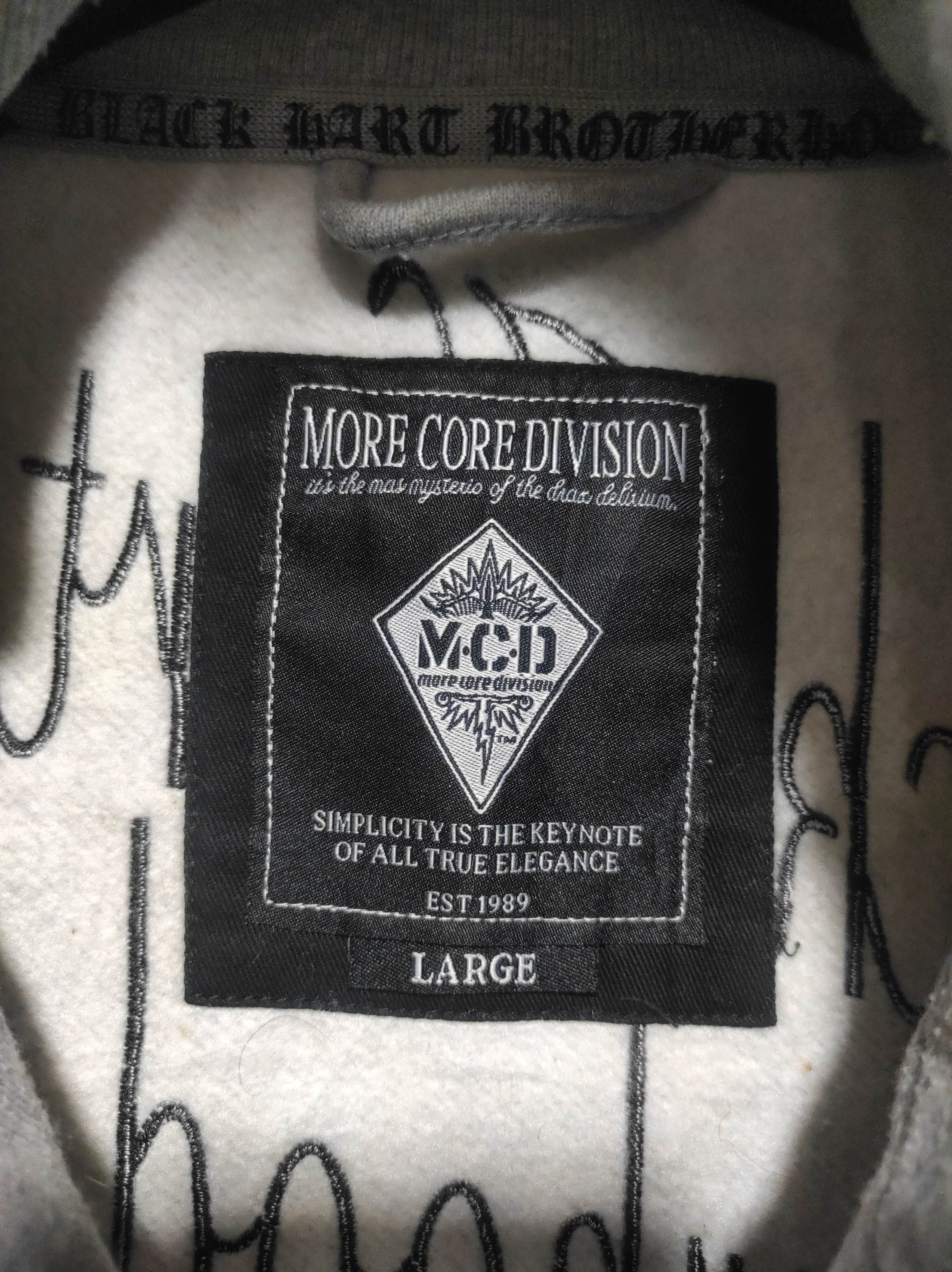 Hysteric Glamour MCD More Core Division Zip Fur Hoodie Knit i6w9 LGB style Size US L / EU 52-54 / 3 - 11 Thumbnail