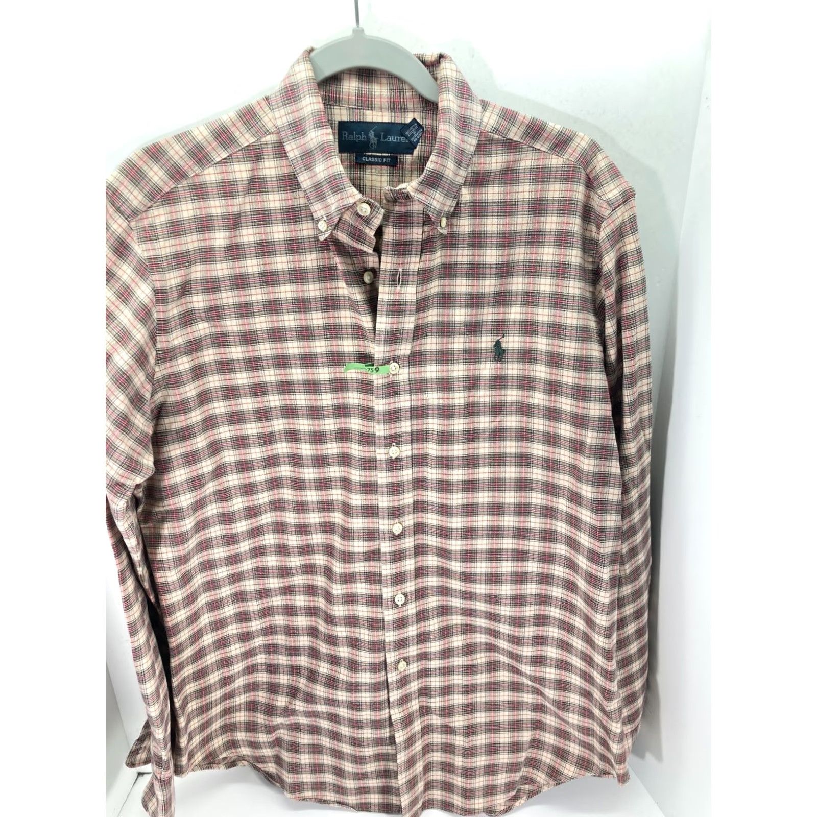 Ralph Lauren Ralph Lauren Button Down Shirt Mens Medium Multicolor Plaid Classic Fit Logo Shirt Mens Size US M / EU 48-50 / 2 - 2 Thumbnail