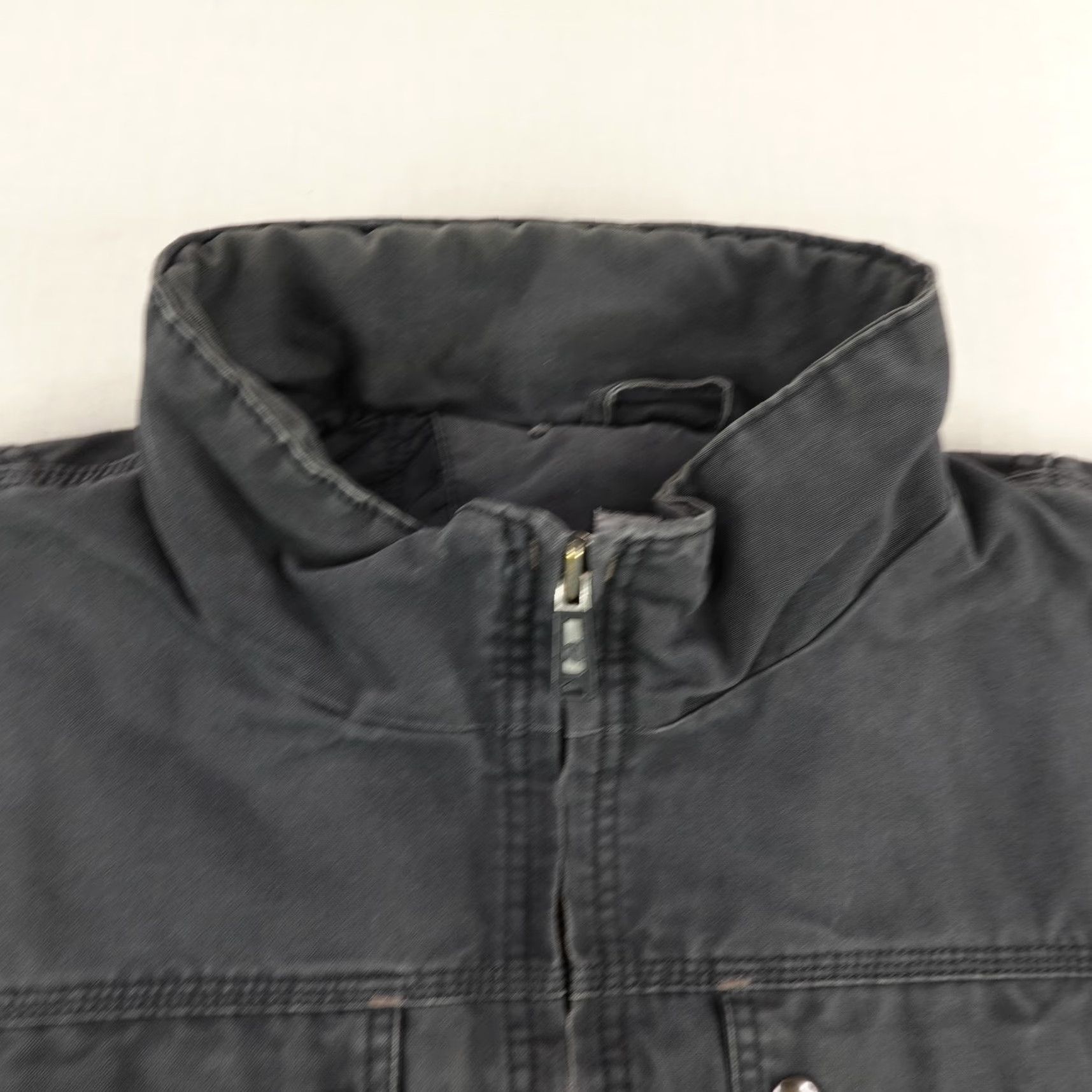 Carhartt VINTAGE Carhartt Canvas Jacket Mens XXL Casual Workwear 2XL Black Outdoor Mid-Length Size US XXL / EU 58 / 5 - 2 Thumbnail