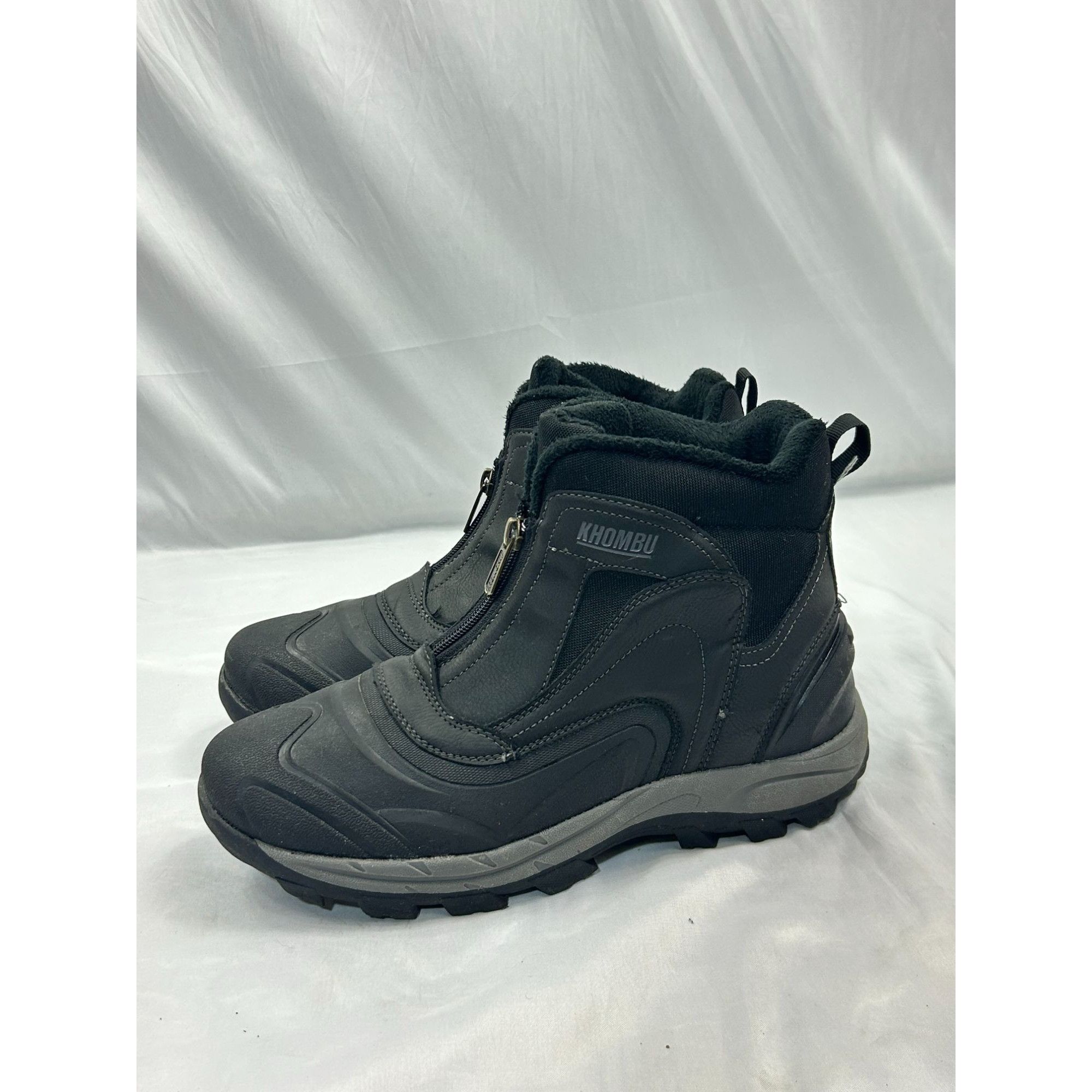 Other Khombu Mason Boots Women Size 10M Black Winter Ankle Zip Fau Size US 10 / IT 40 - 4 Thumbnail