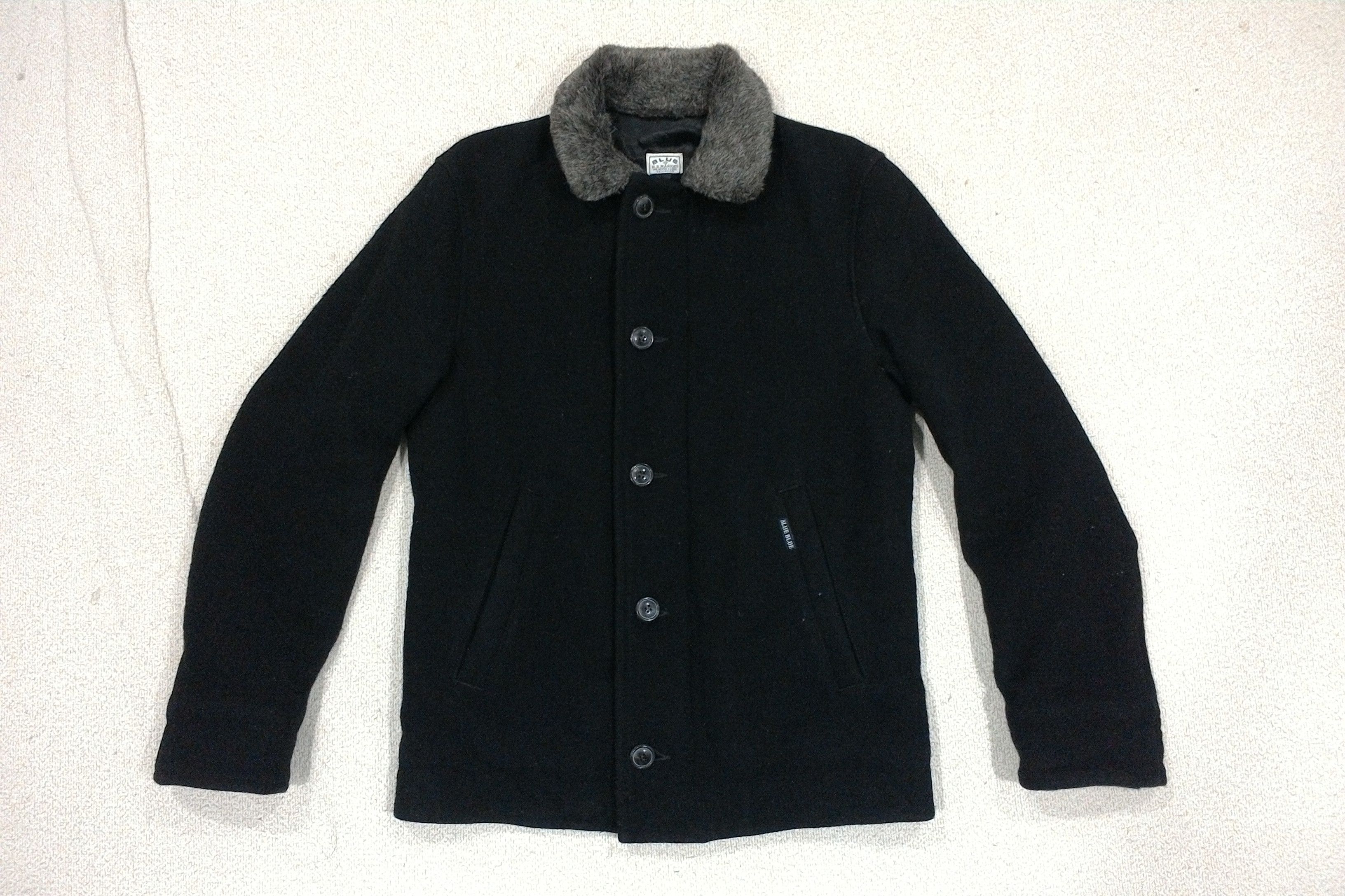 Blue Blue Japan × Japanese Brand Blue Blue HR Market wool Jacket Size US S / EU 44-46 / 1 - 2 Thumbnail