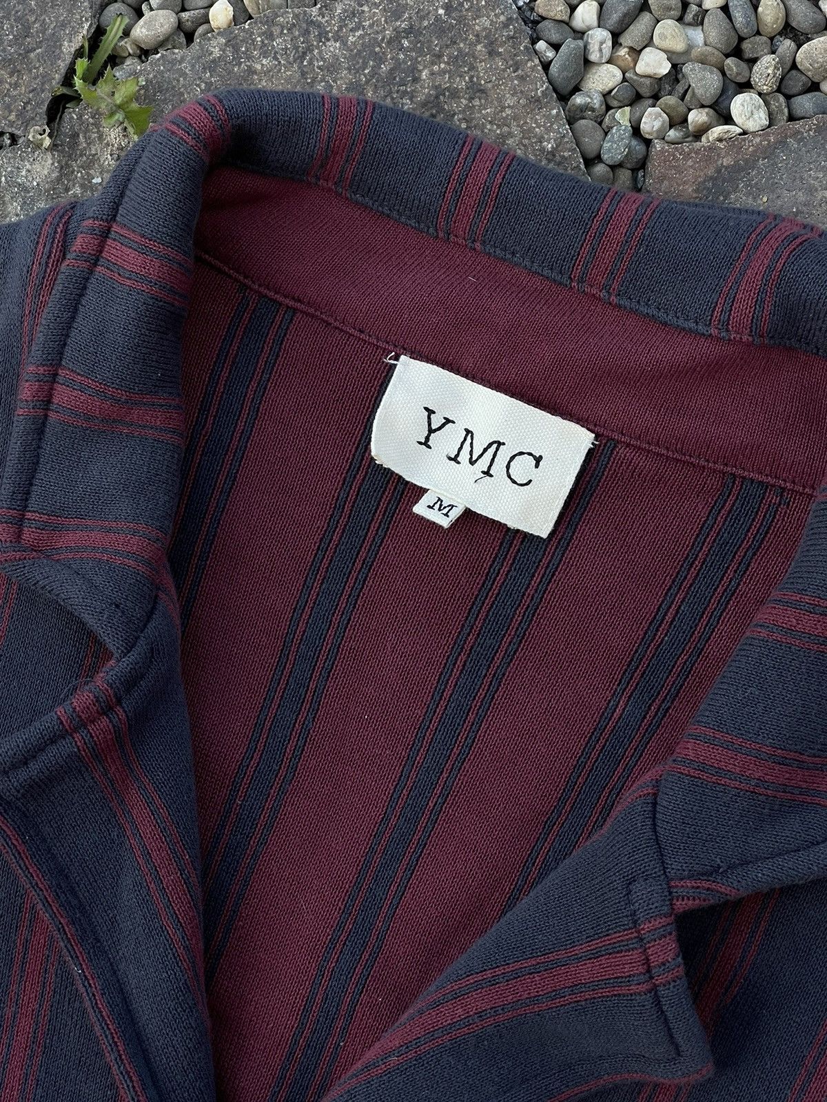 Designer × YMC YMC Your Must Create striped cotton blazer jacket Size US M / EU 48-50 / 2 - 6 Thumbnail
