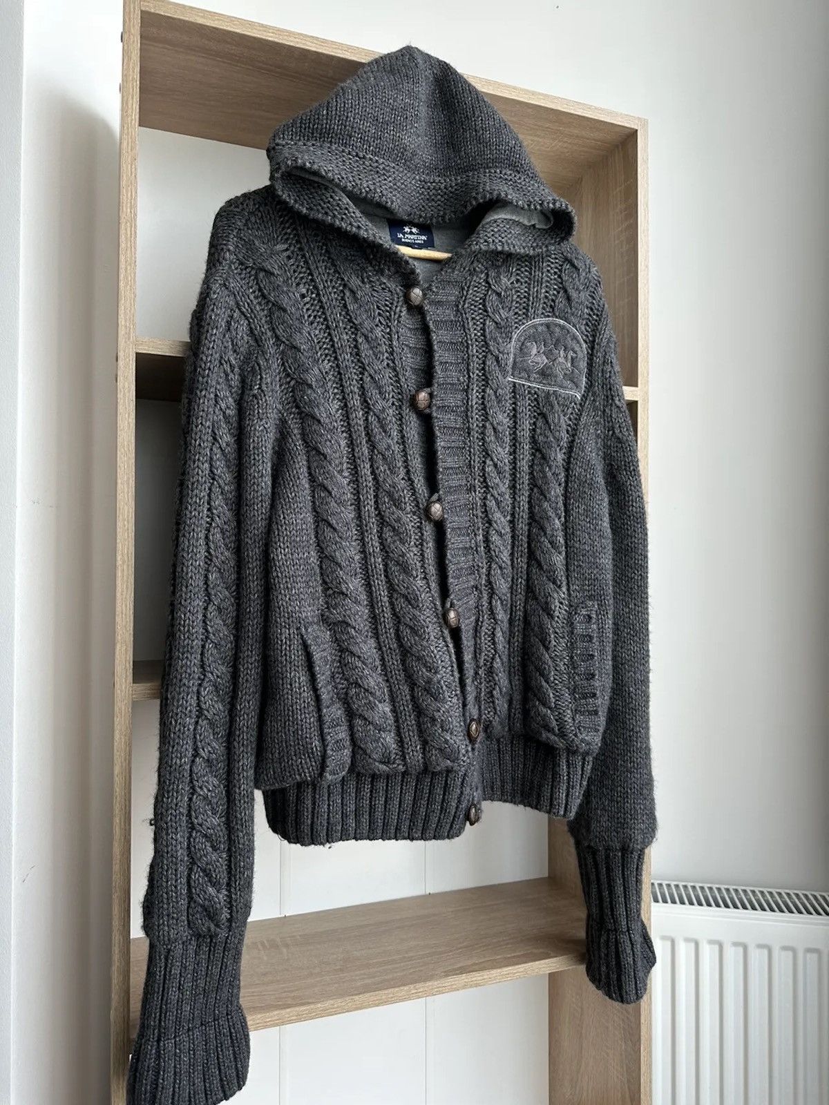 Vintage PRL La Martina Sweater Grey Polo Ralph Lauren